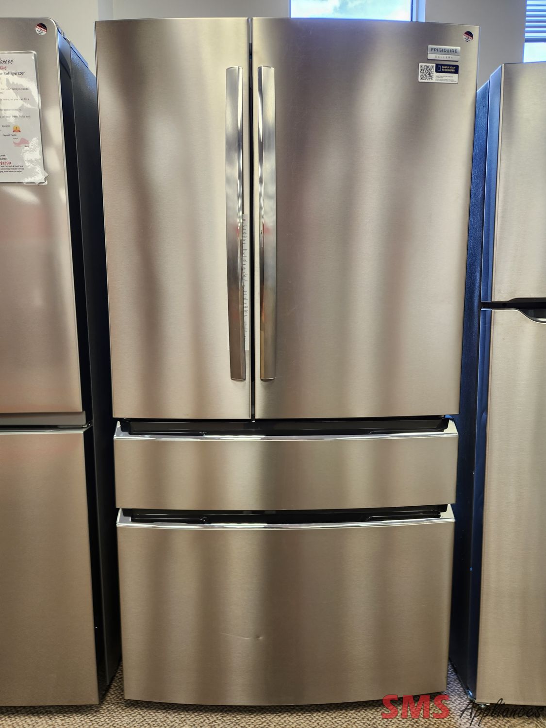 Open Box- Scratch & Dent Frigidaire Gallery 36" French Door Fridge GRMG2272CF