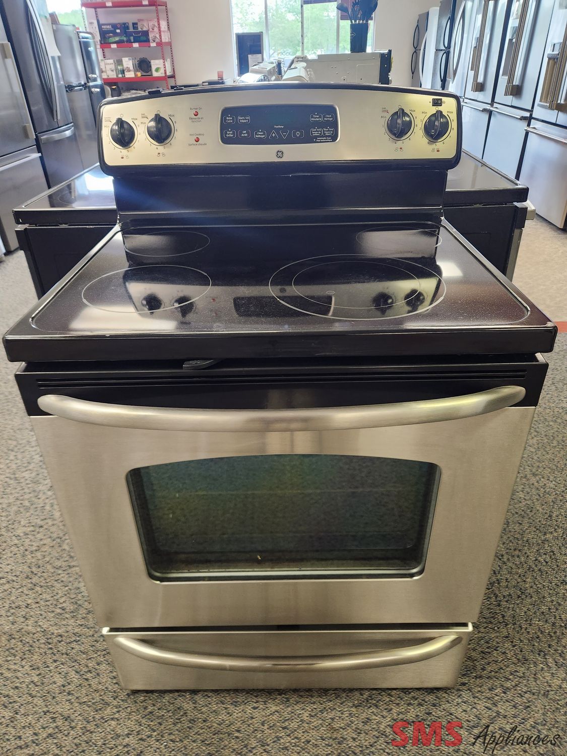 GE Glass Top Stove JCBP66SM2SS