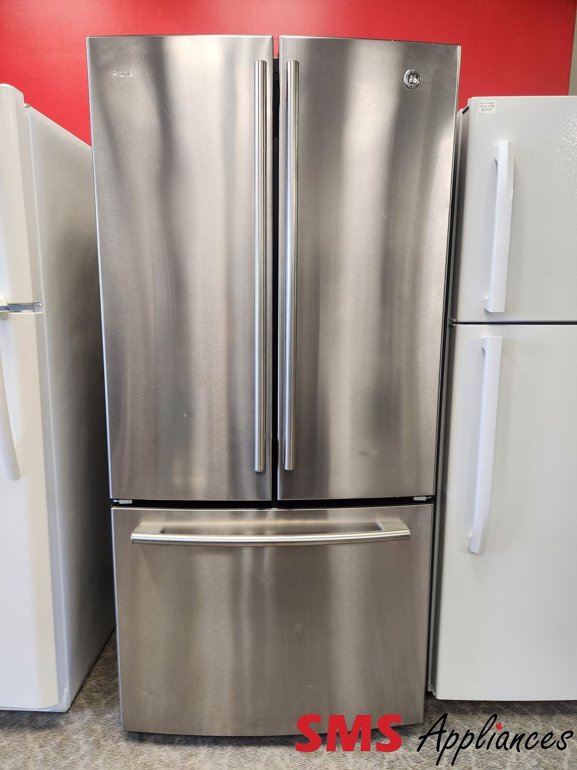 GE Profile 33" French Door Fridge PNE25JSKBKSS