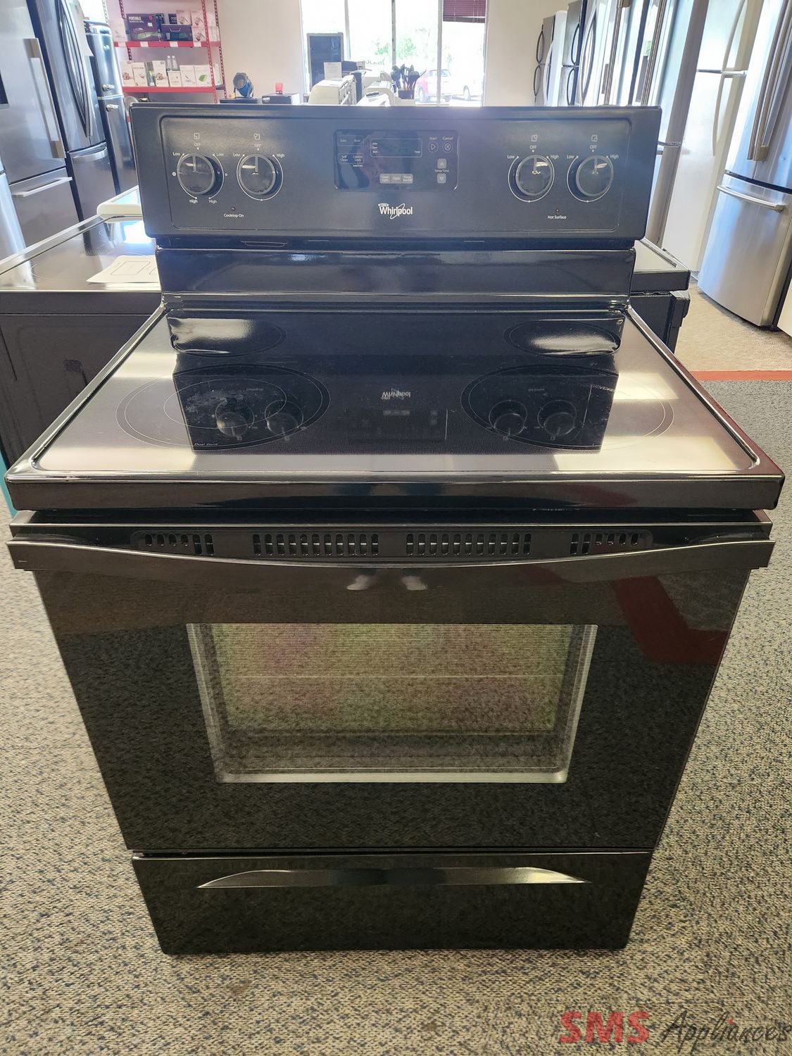 Whirlpool Glass Top Stove YWFE510S0AB0