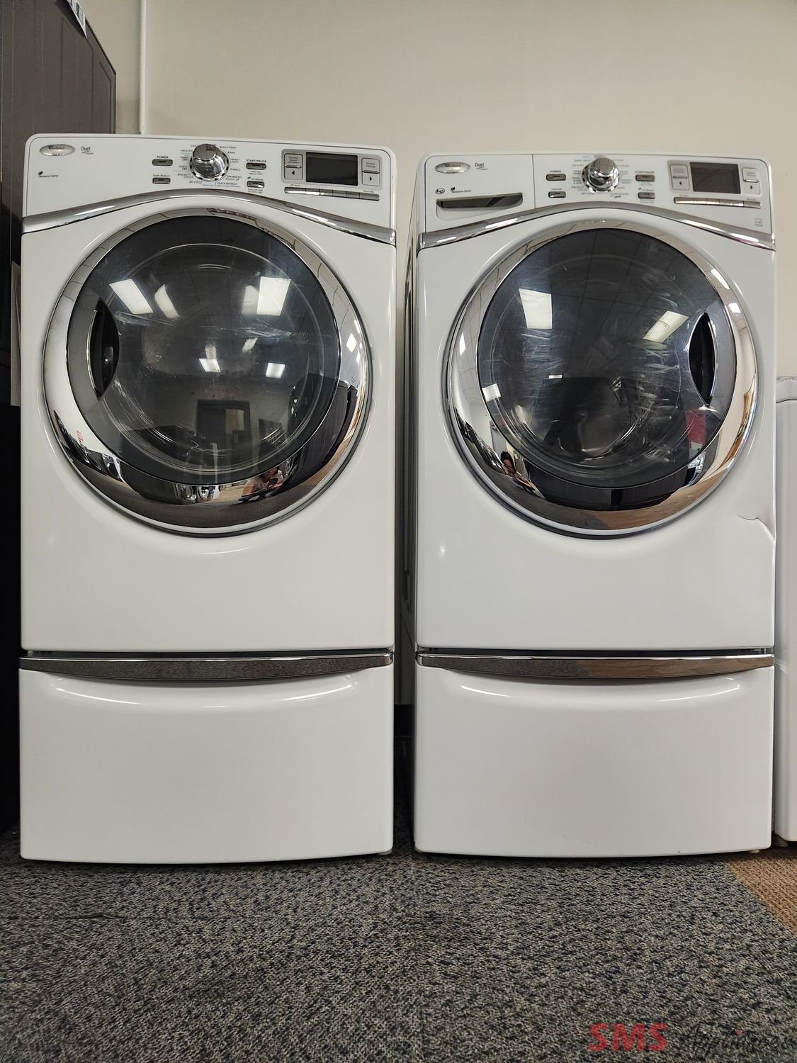 Whirlpool Washer & Dryer Set WFW97HEXW/YWED97HEXW