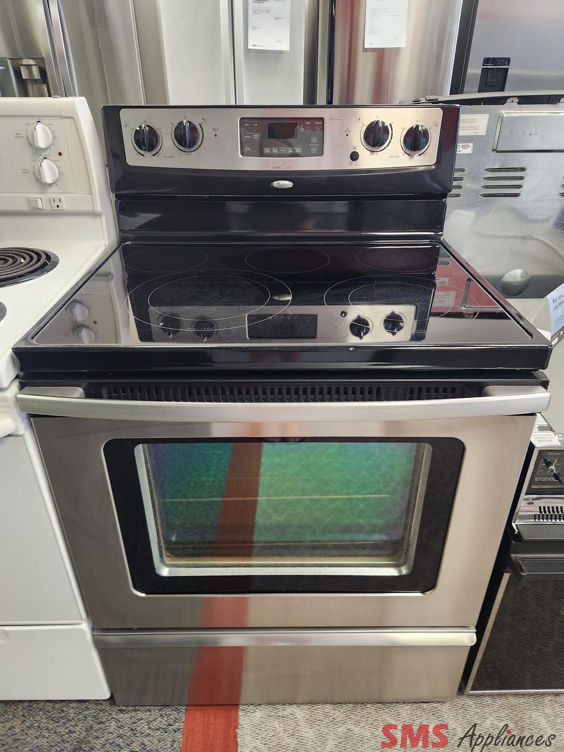 Whirlpool Glass Top Stove YWFE381LVS