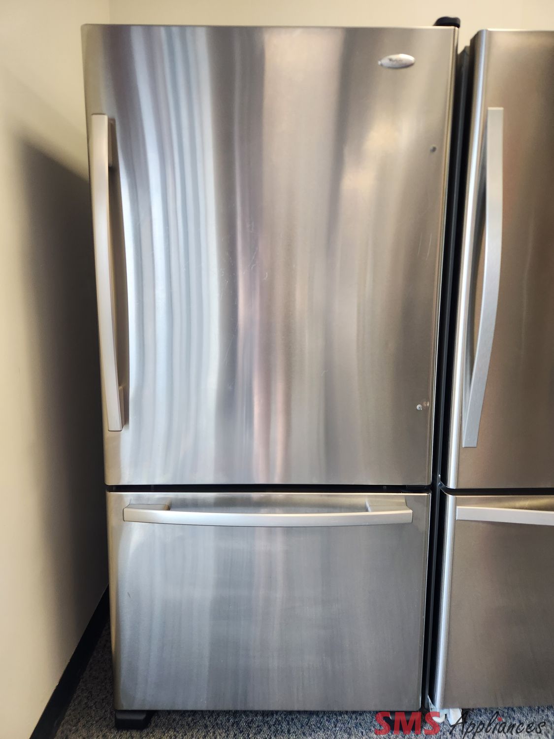 Whirlpool 33" Bottom Mount Fridge GB2FHDXWS04