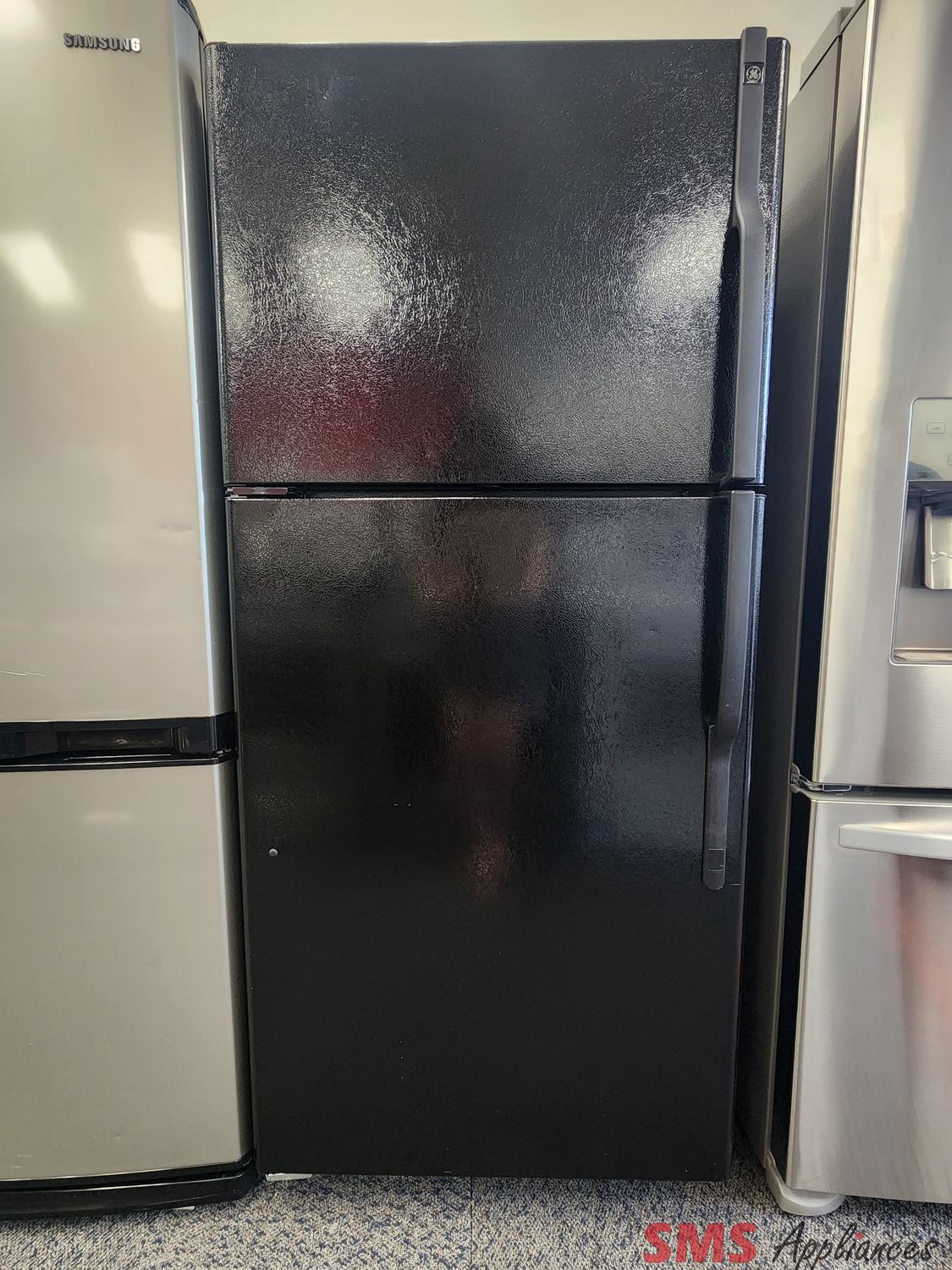 GE 30" Top Mount Fridge GTH18IBXCRBB