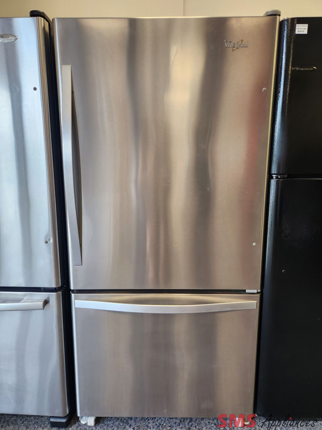 Whirlpool 33" Bottom Mount Fridge WRB322DMBM00