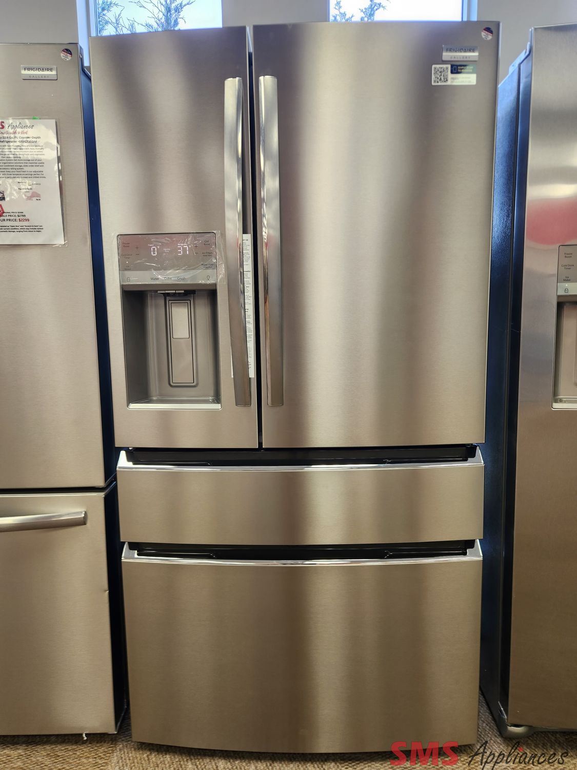 Open Box - Scratch & Dent Frigidaire Gallery 36" 4-Door French Door Fridge GRMC2273CF