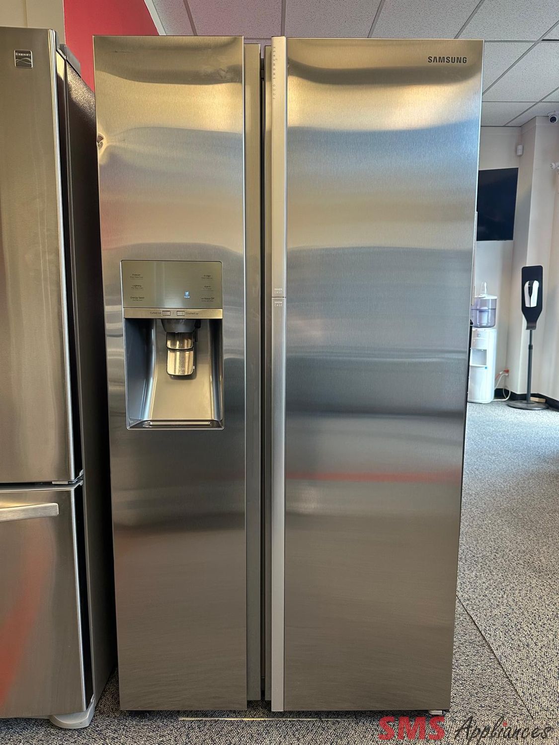 Samsung 36" Side-by-Side Fridge with Food Showcase RH22H9010SR
