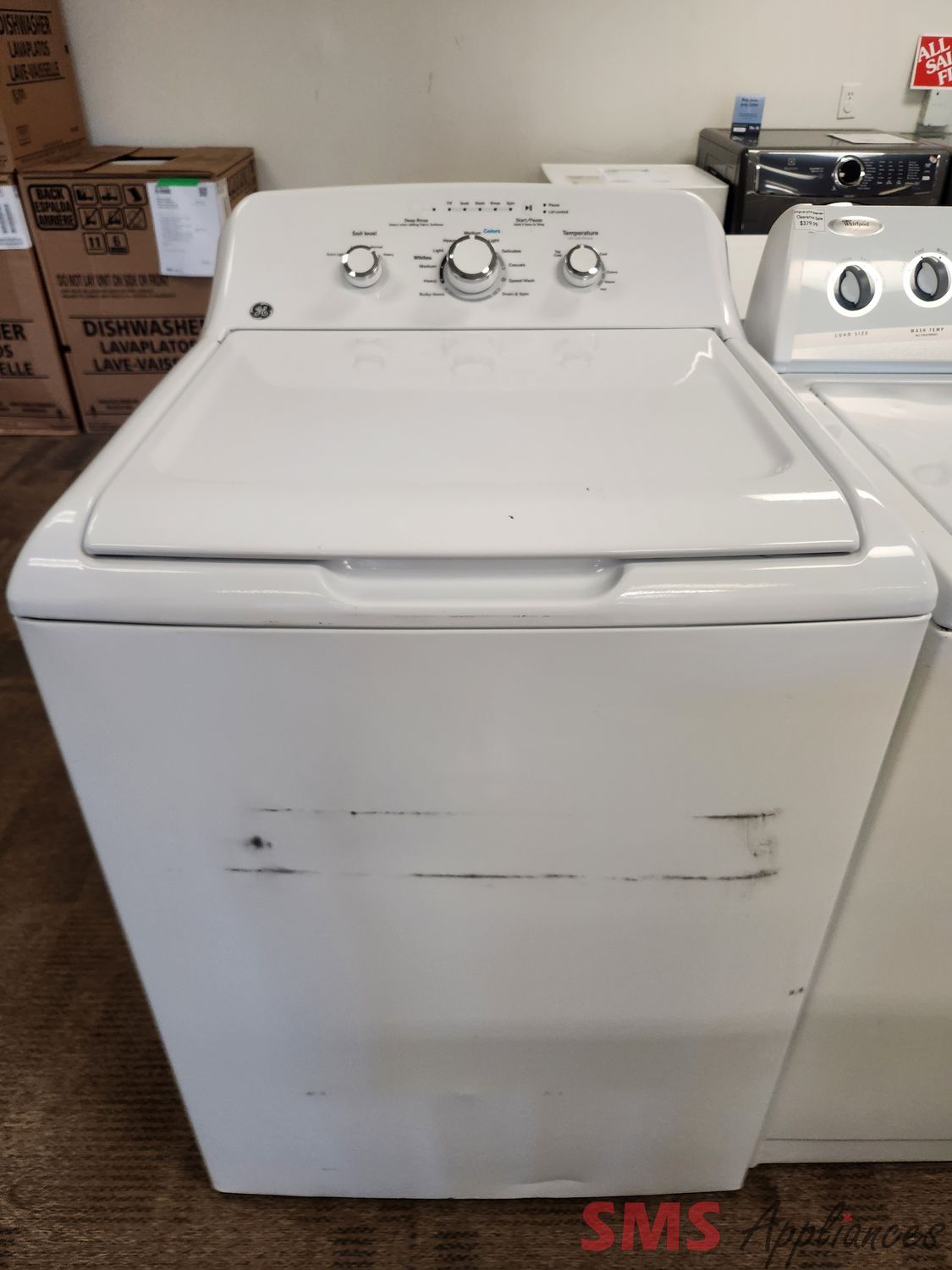 GE Top Load Washer GTW330BMMWW