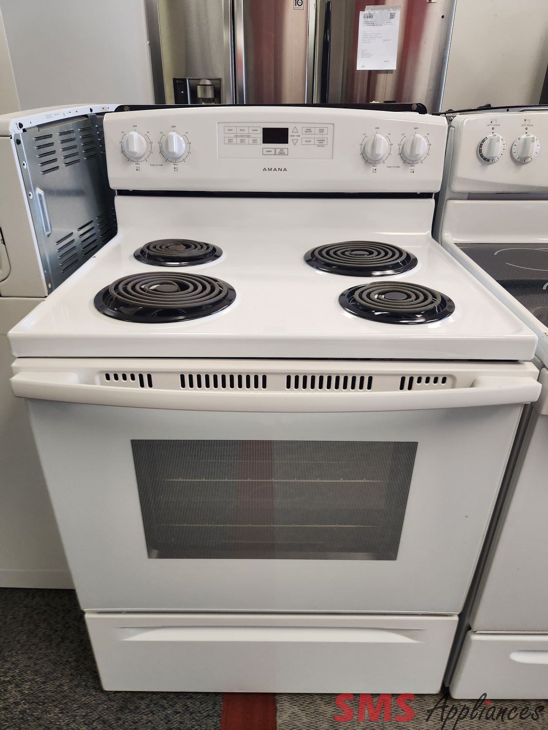 Amana Coil Top Stove YACR4303MFW