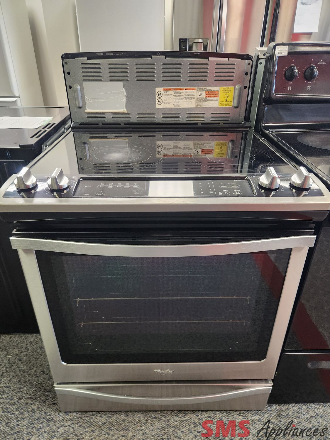 Whirlpool Glass Top Stove YWEE745H0FS2