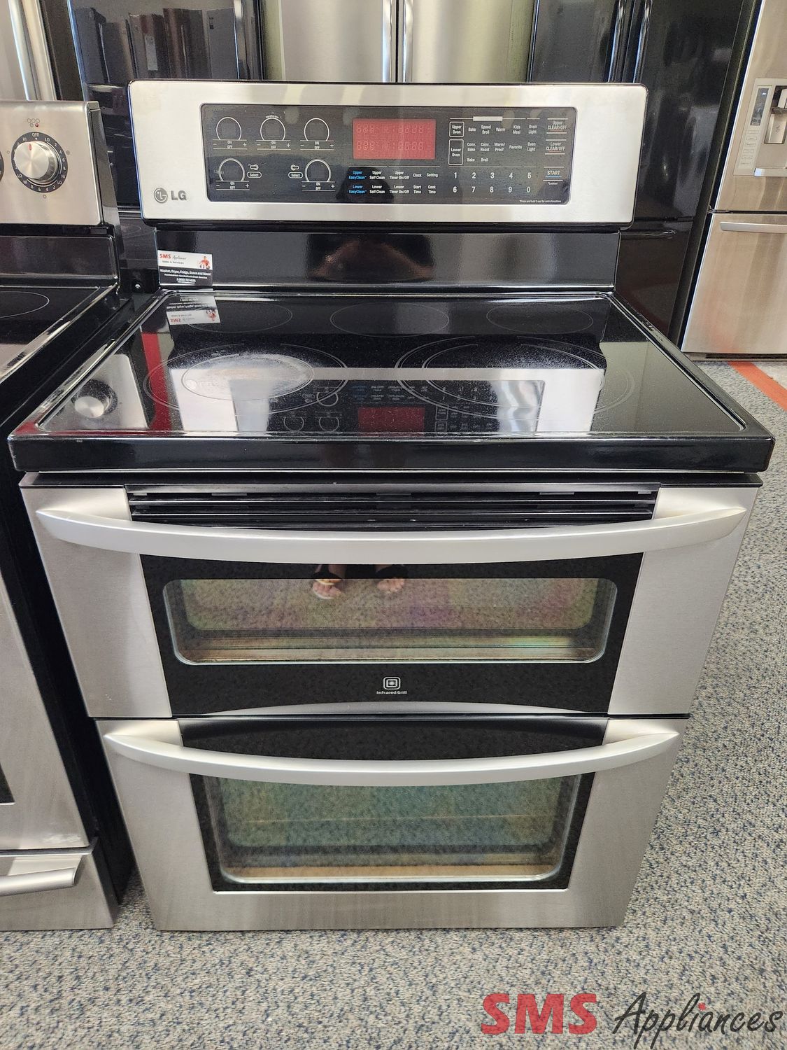 LG Double Oven Glass Top Stove