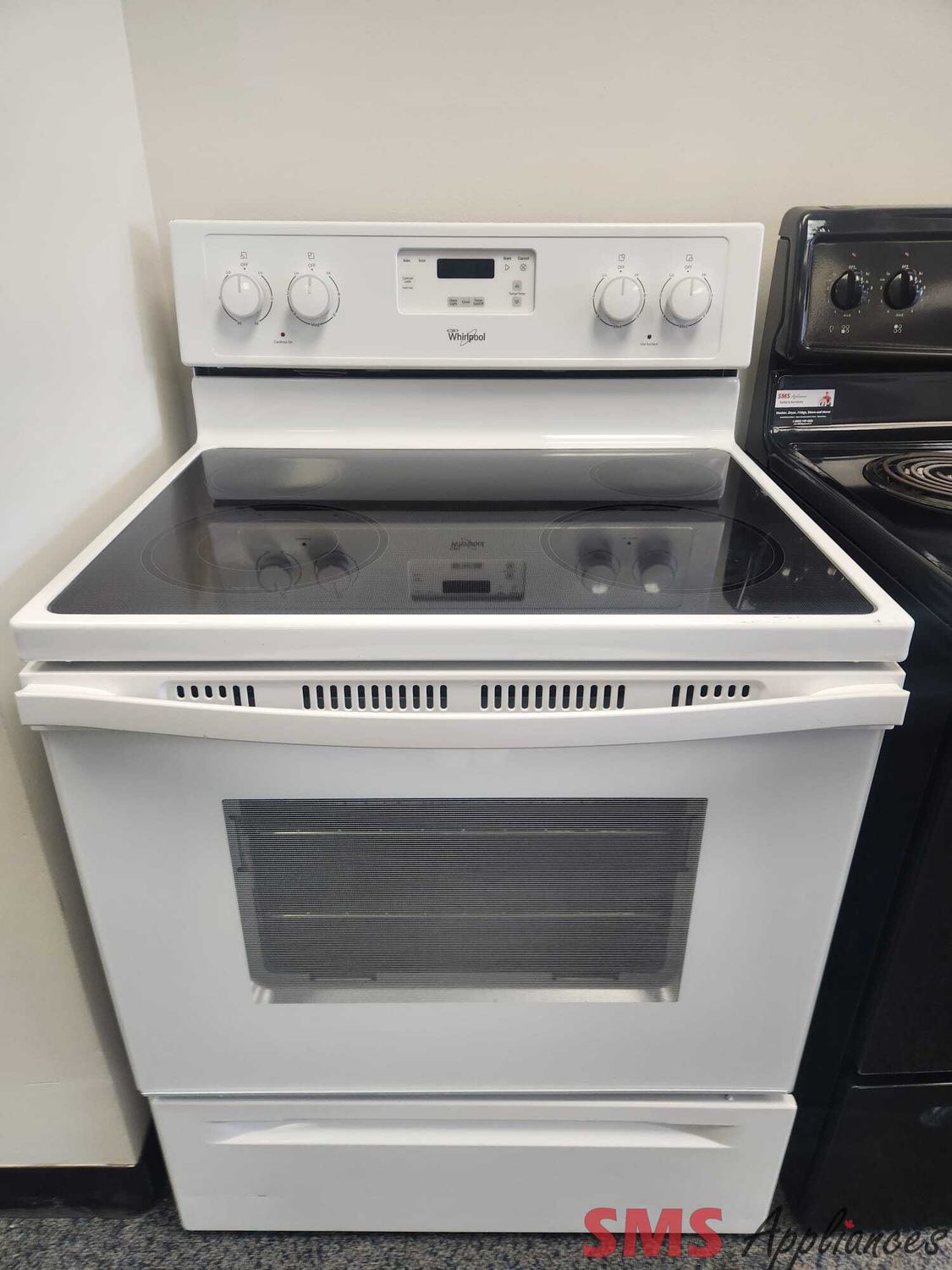 Whirlpool Glass Top Stove WFE320M0AW0