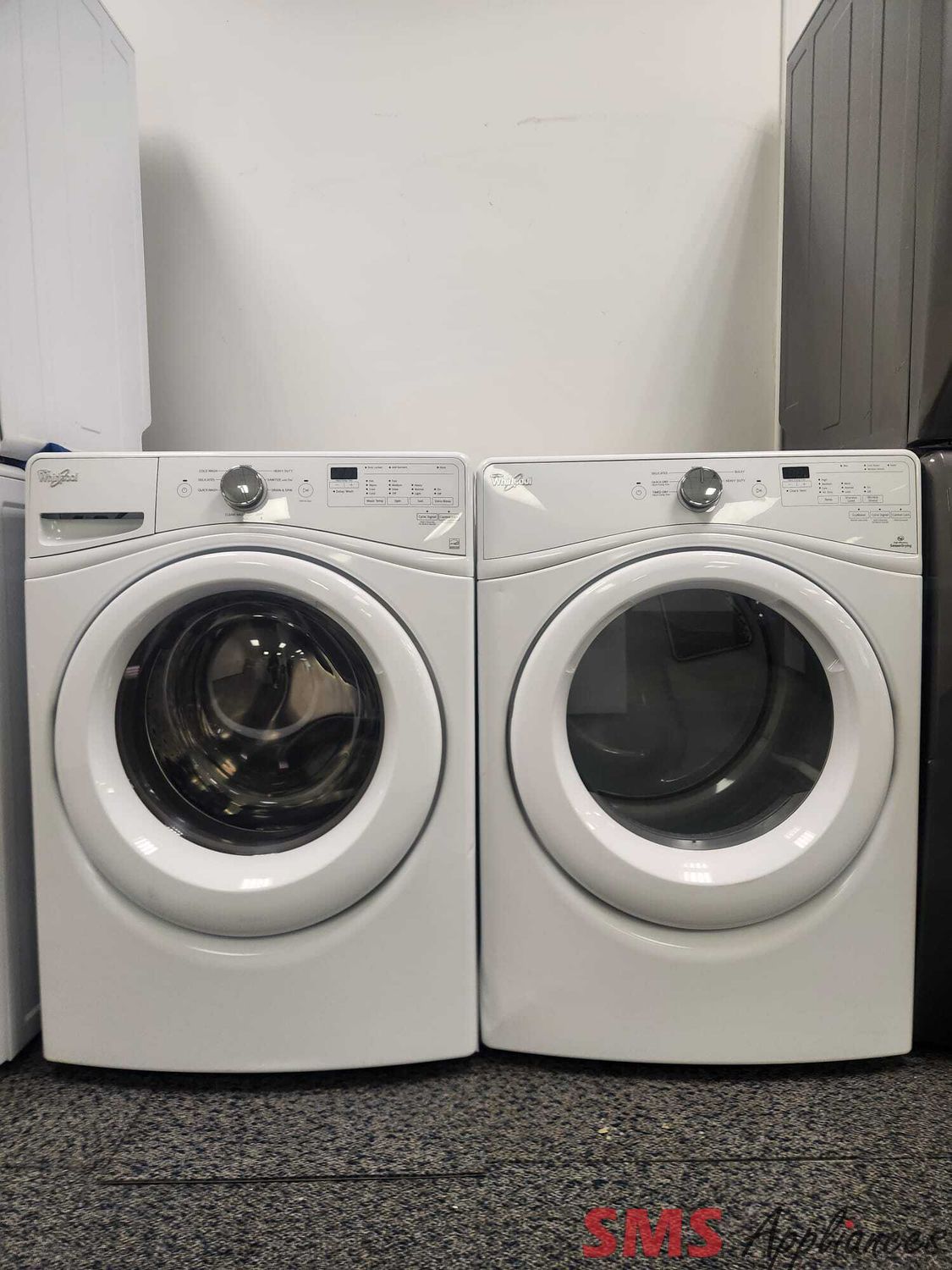 Whirlpool Washer & Dryer Set  WFW7590FW/YWED75HEFW