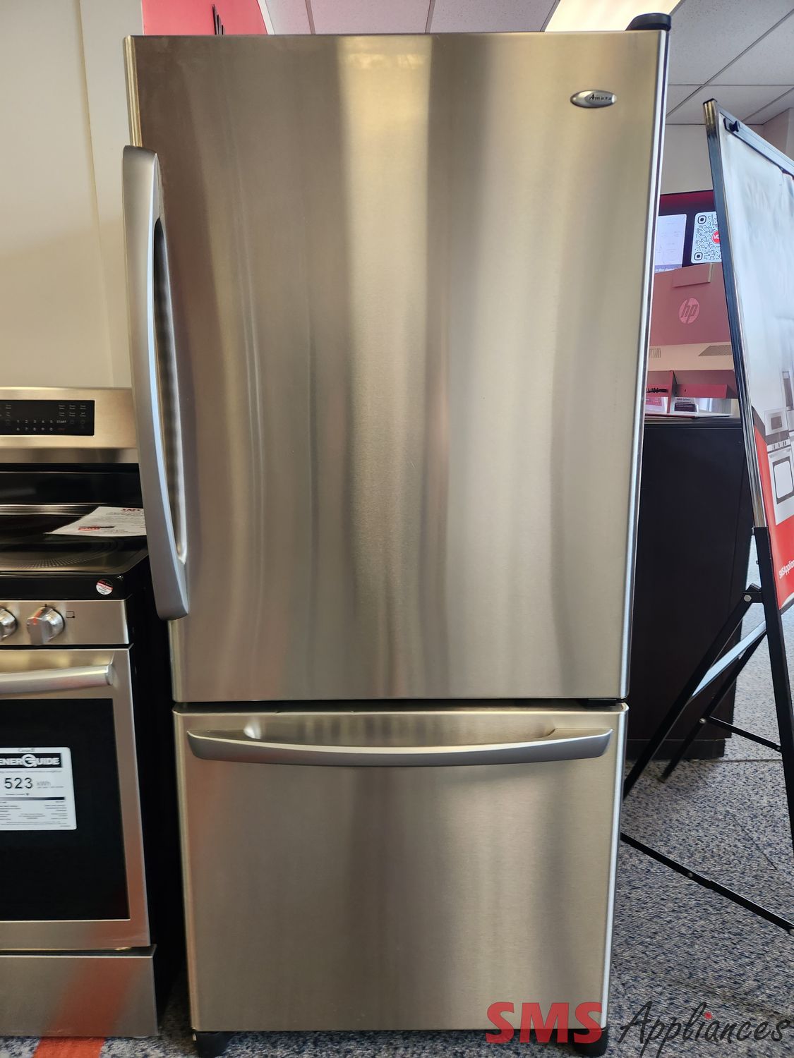 Amana 33" Bottom Mount Fridge  ABB1927DES