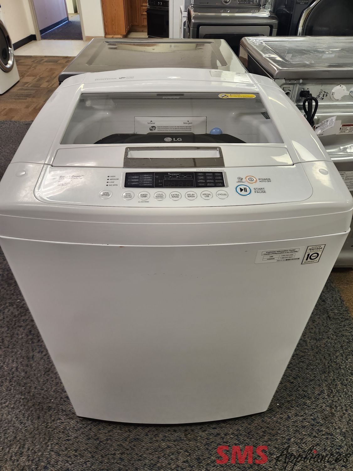 LG Top Load Washer WT1101CW