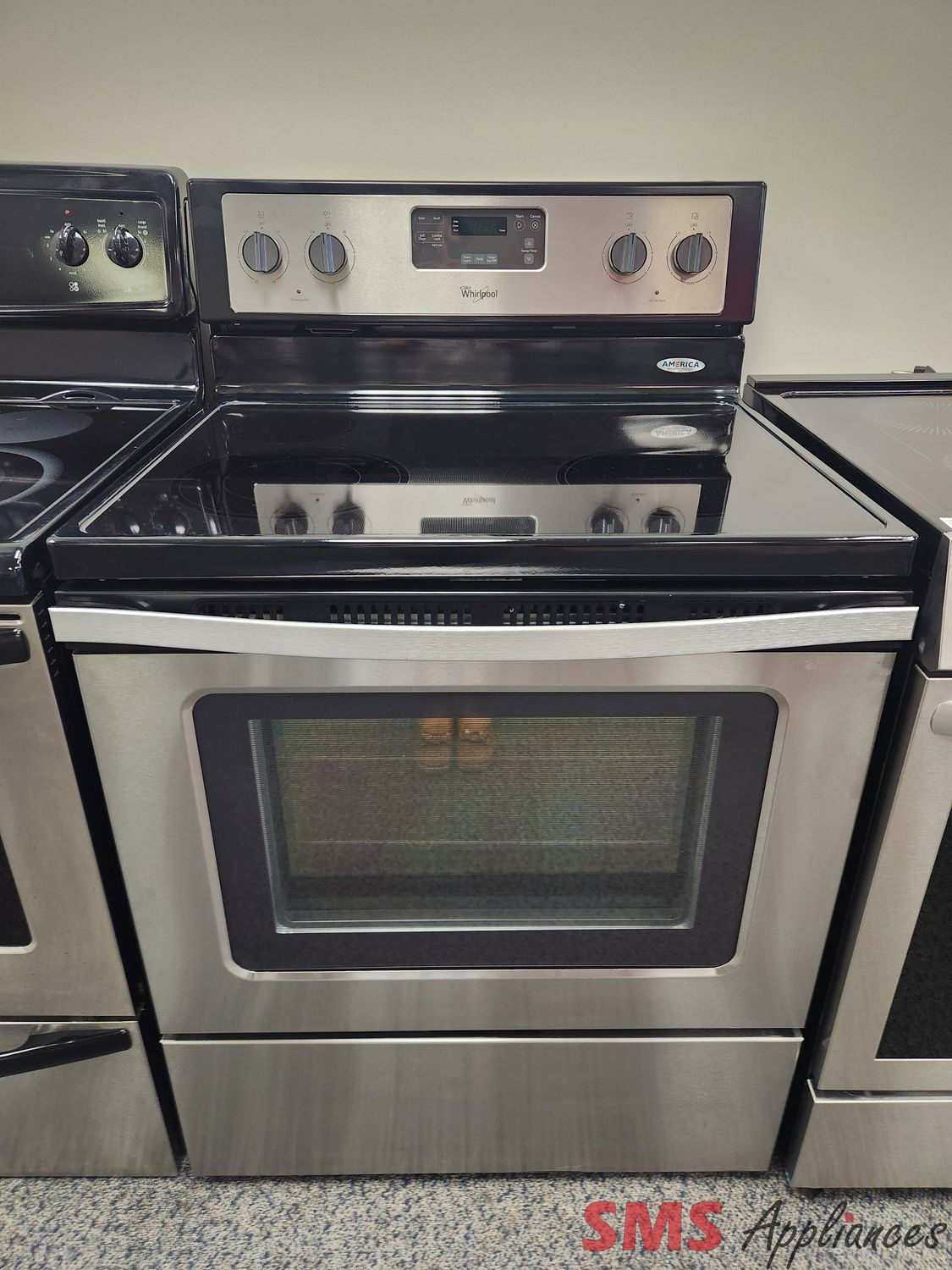 Whirlpool Glass Top Stove YWFE510S0ES0