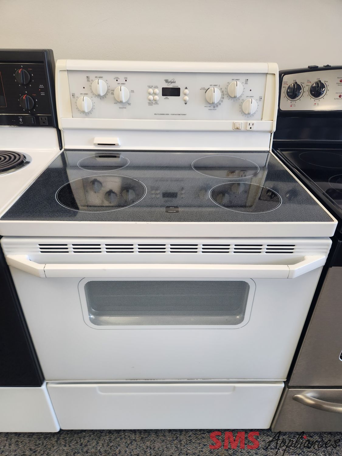 Whirlpool Glass Top Stove WGP83801