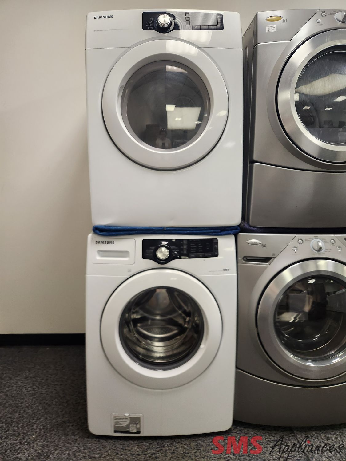 Samsung Washer and Dryer Set WF210ANW/XAC/DV210AEW/XAC