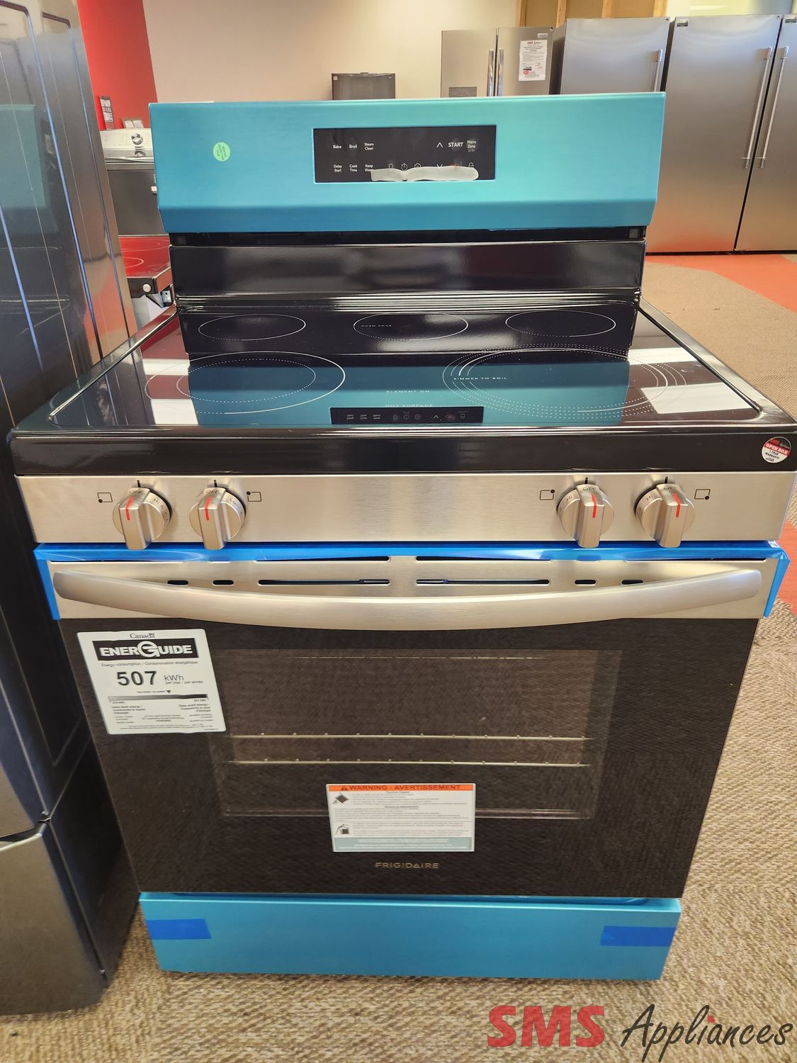 Open Box -  Scratch & Dent Frigidaire Glass Top Stove FCRE306CASB