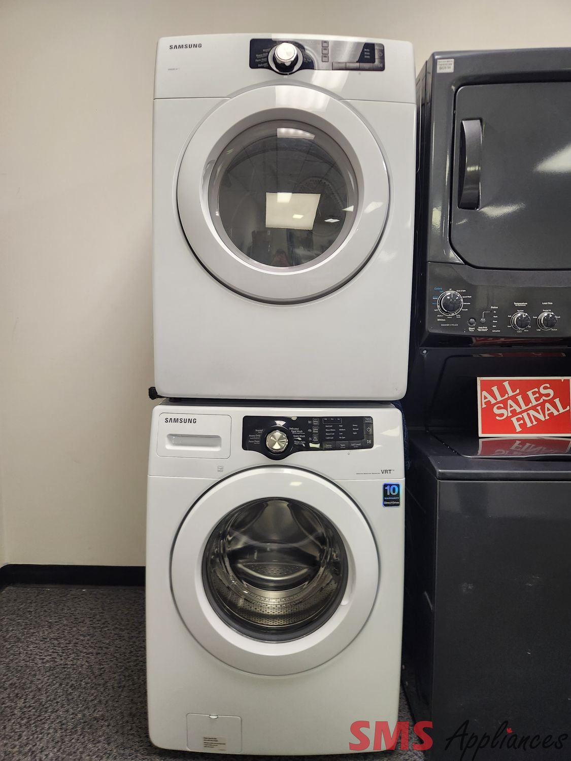 Samsung Washer and Dryer Set WF210ANW/DV210AEW