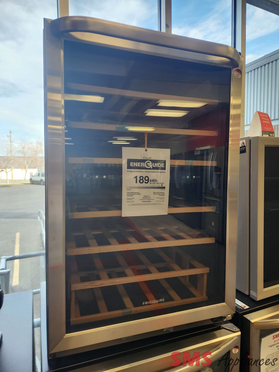 Open Box- Scratch & Dent Frigidaire Wine Cooler FRWW4543AS
