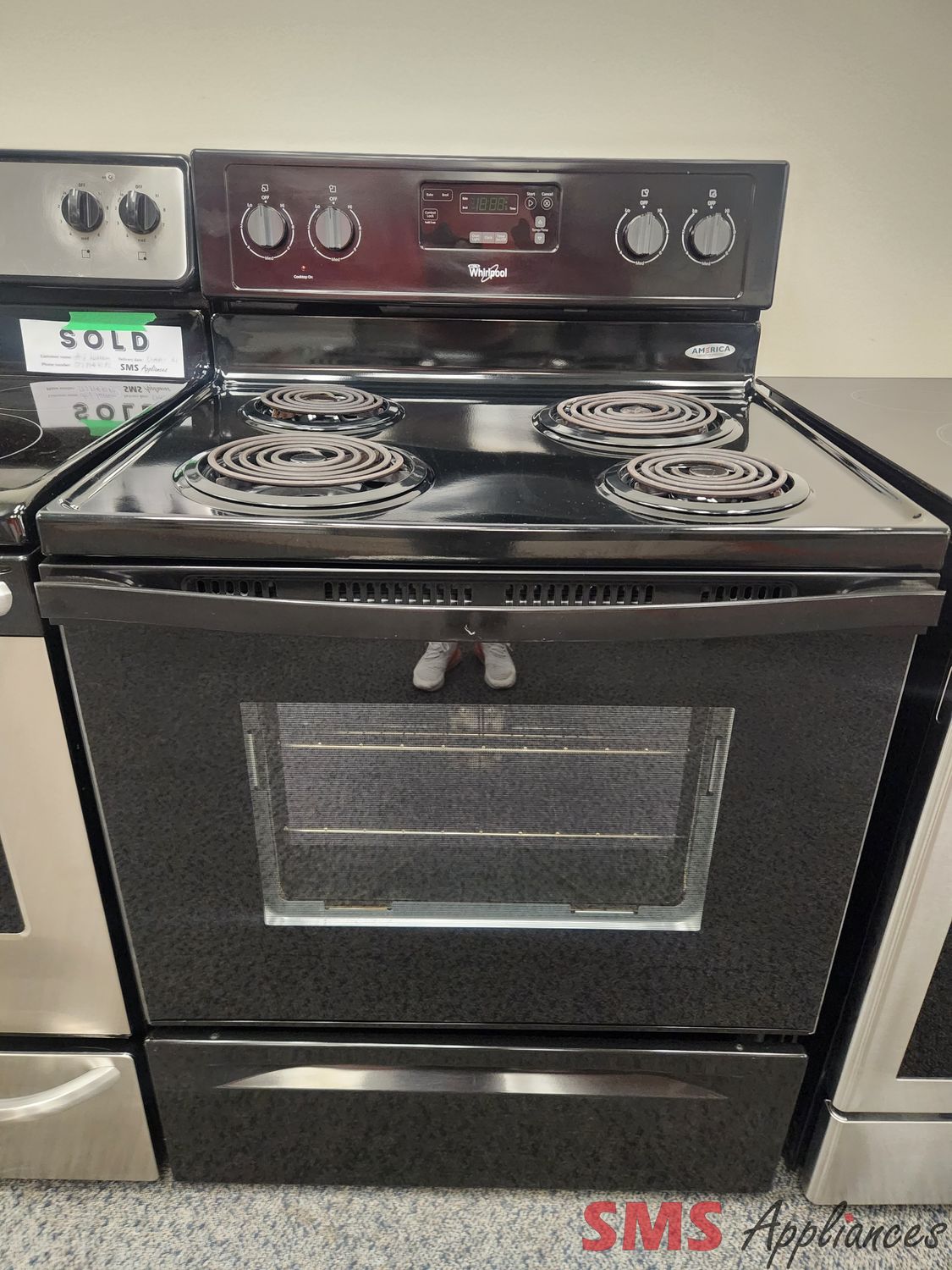 Whirlpool Coil Top Stove YWFC150M0EB0