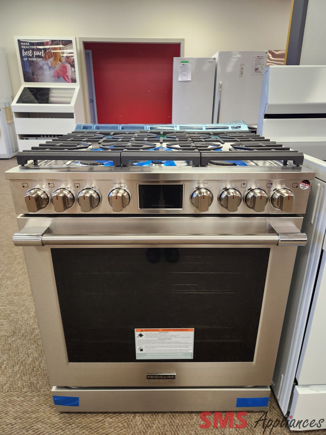 Open Box - Scratch & Dent Frigidaire Professional Gas Top Stove PCFG3080AFB