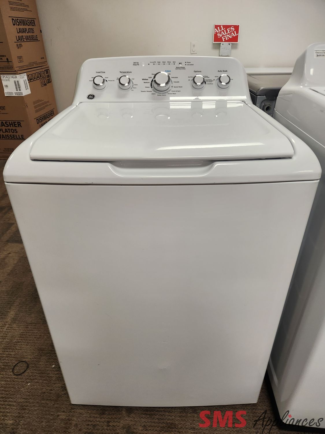 GE Top Load Washer GTW460BMKWW