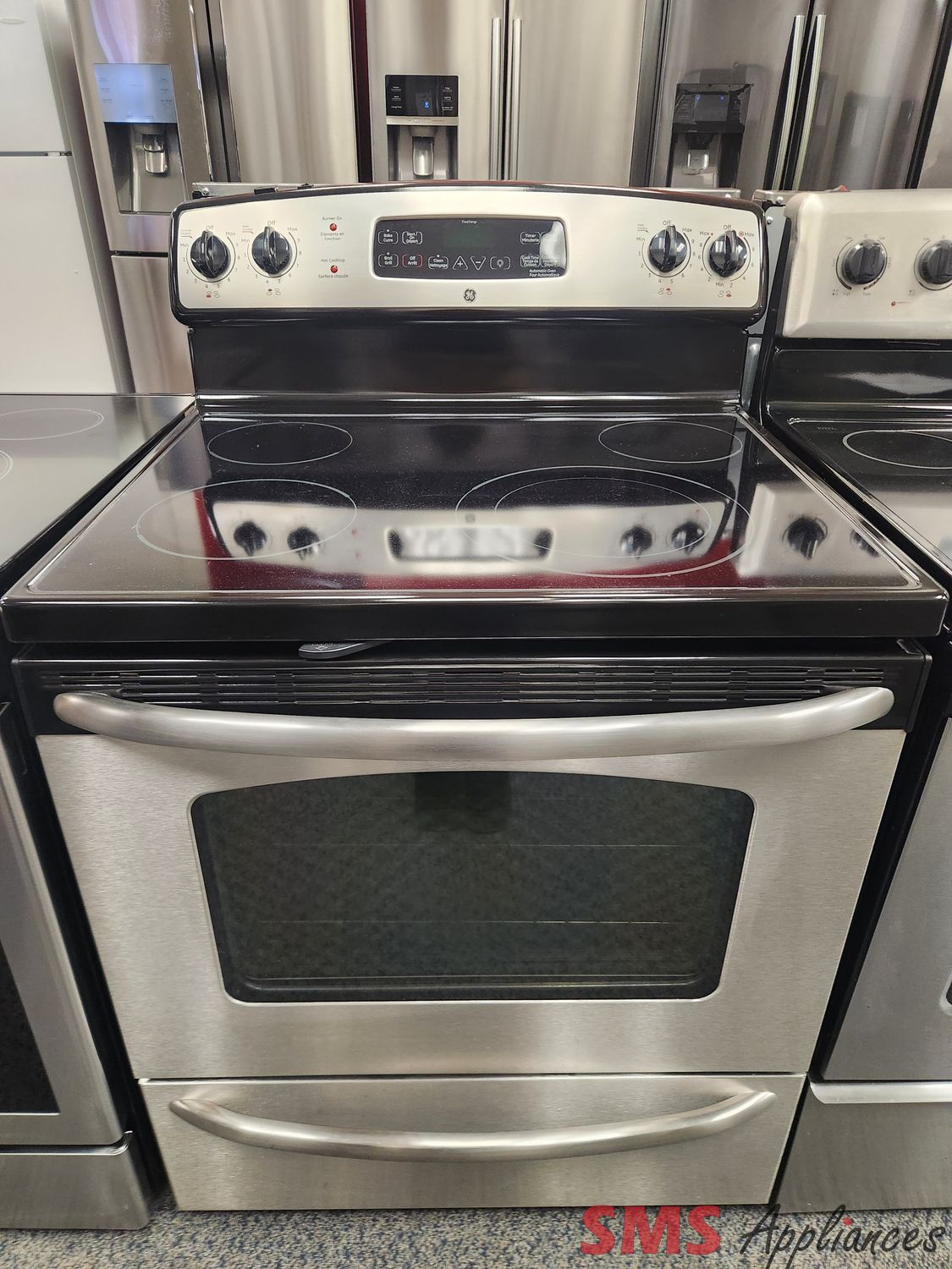GE Glass Top Stove JCBP66SP1SS