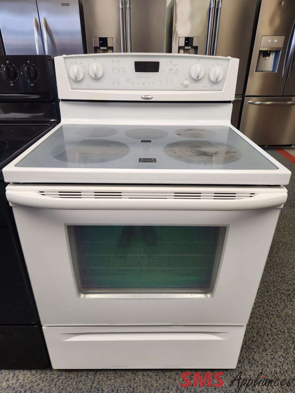 Whirlpool Glass Top Stove GERC4110PQ