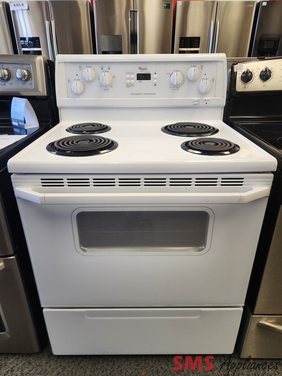 Whirlpool Coil Top Stove WGP32801