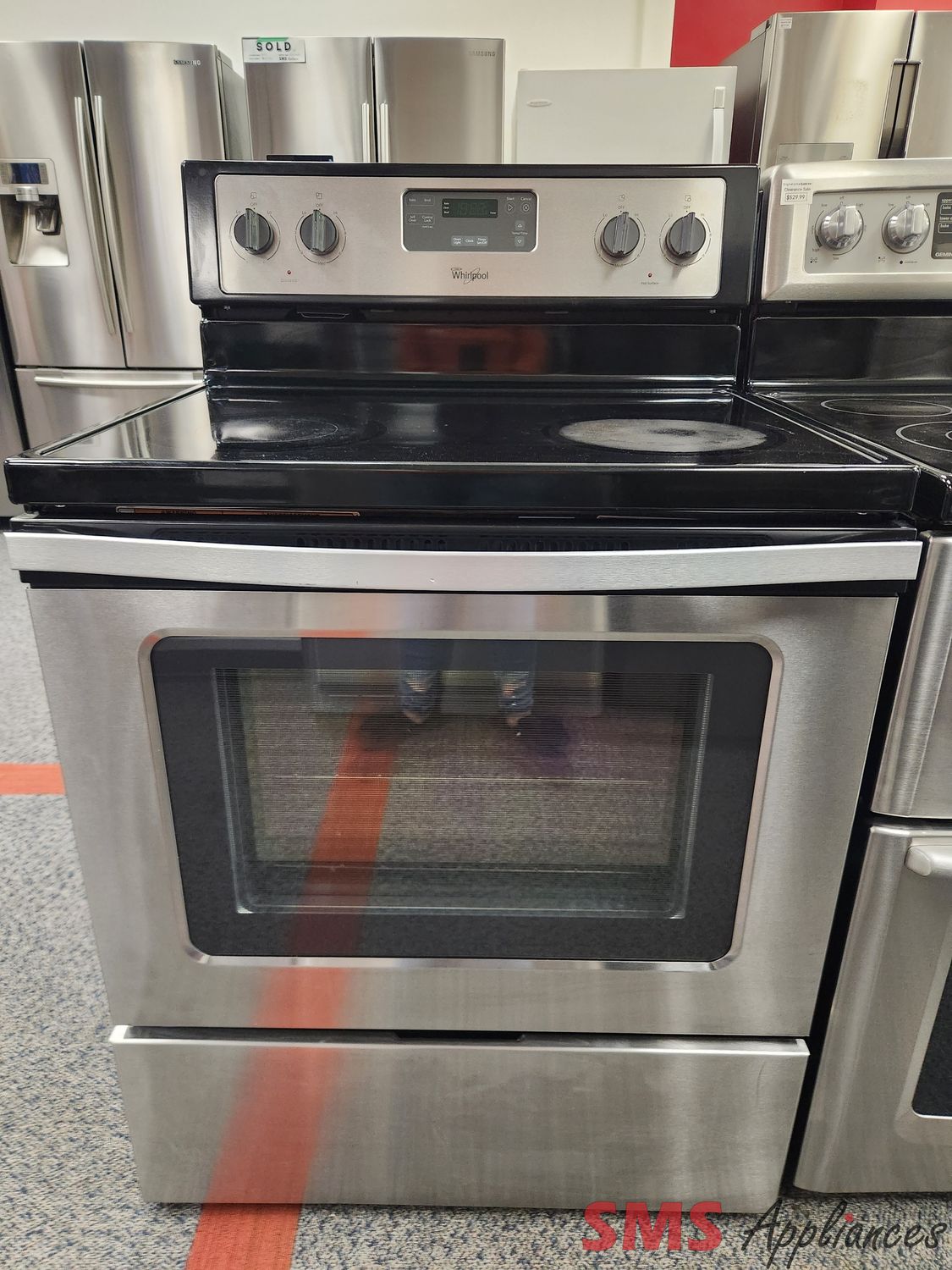 Whirlpool Glass Top Stove WFE510S0ES