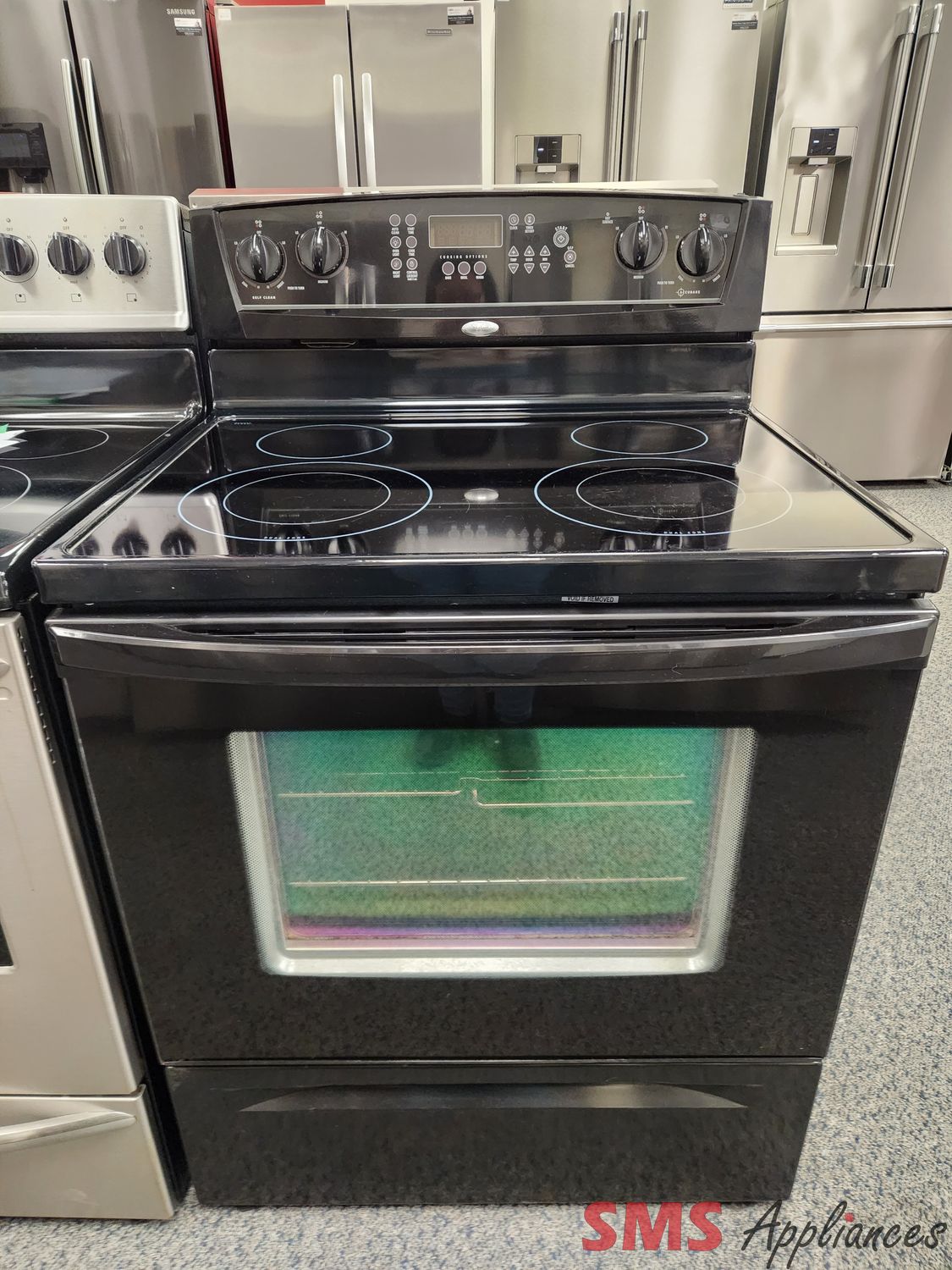Whirlpool Glass Top Stove WERP4120SB