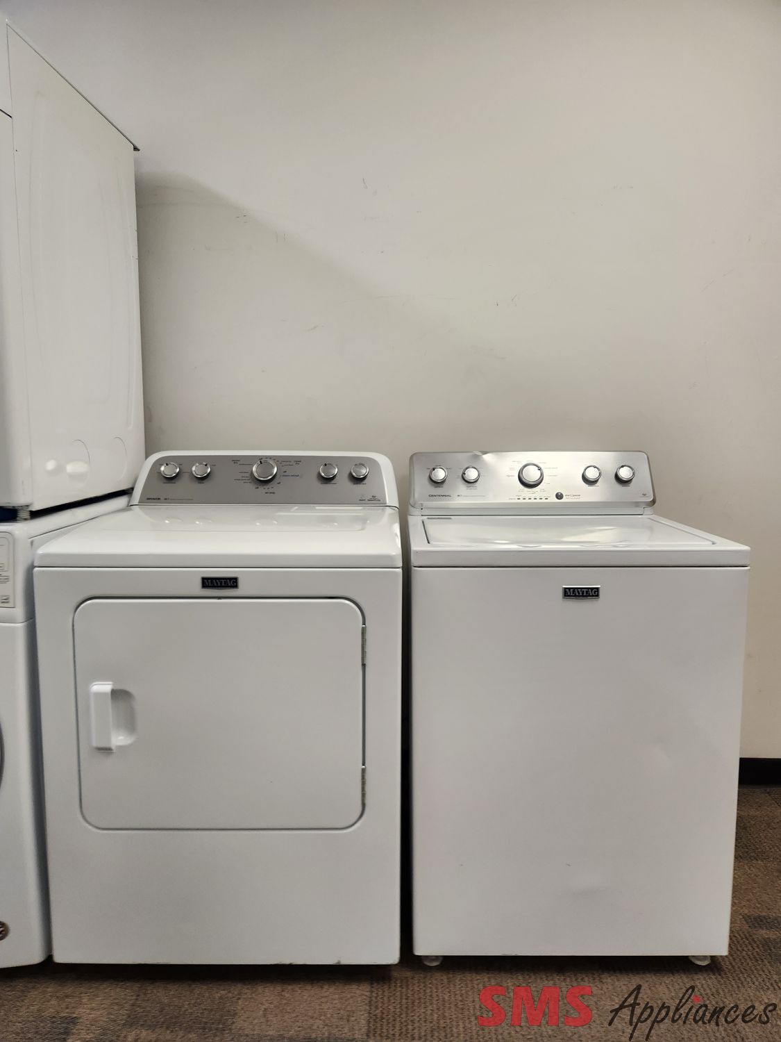 Maytag Washer & Dryer Set MVWC415EW/YMEDX6STBW