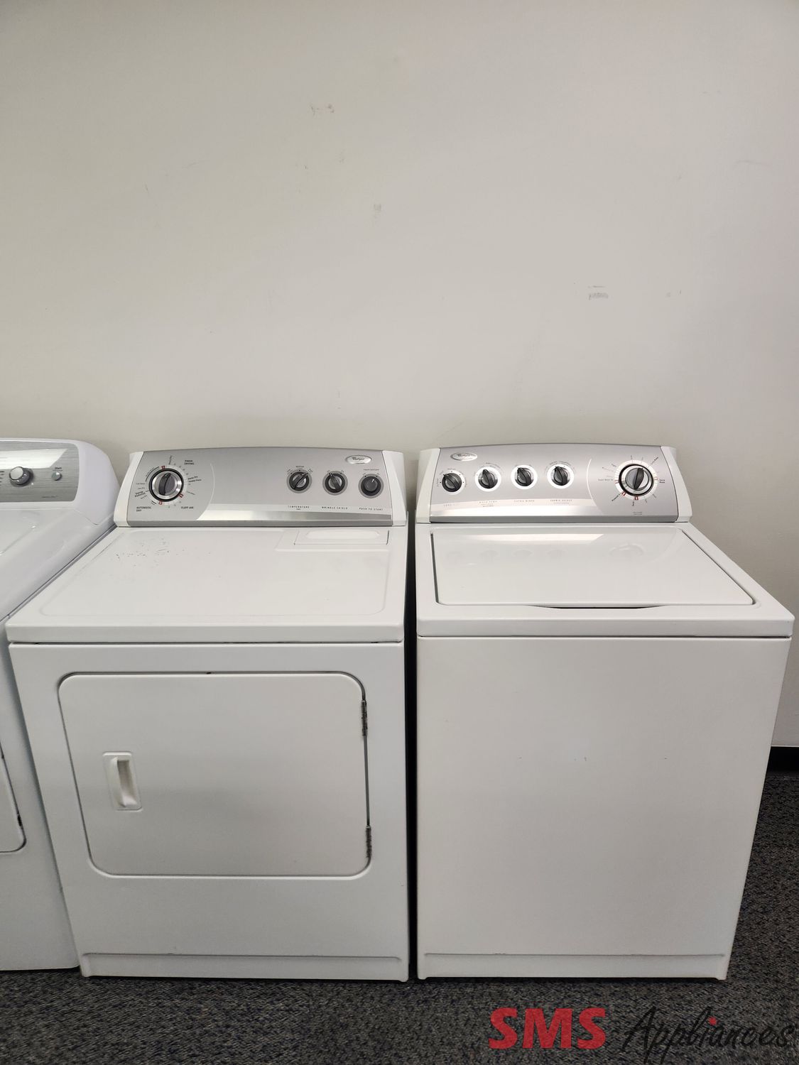 Whirlpool Washer & Dryer Set WTW5700SW/WED5700SW