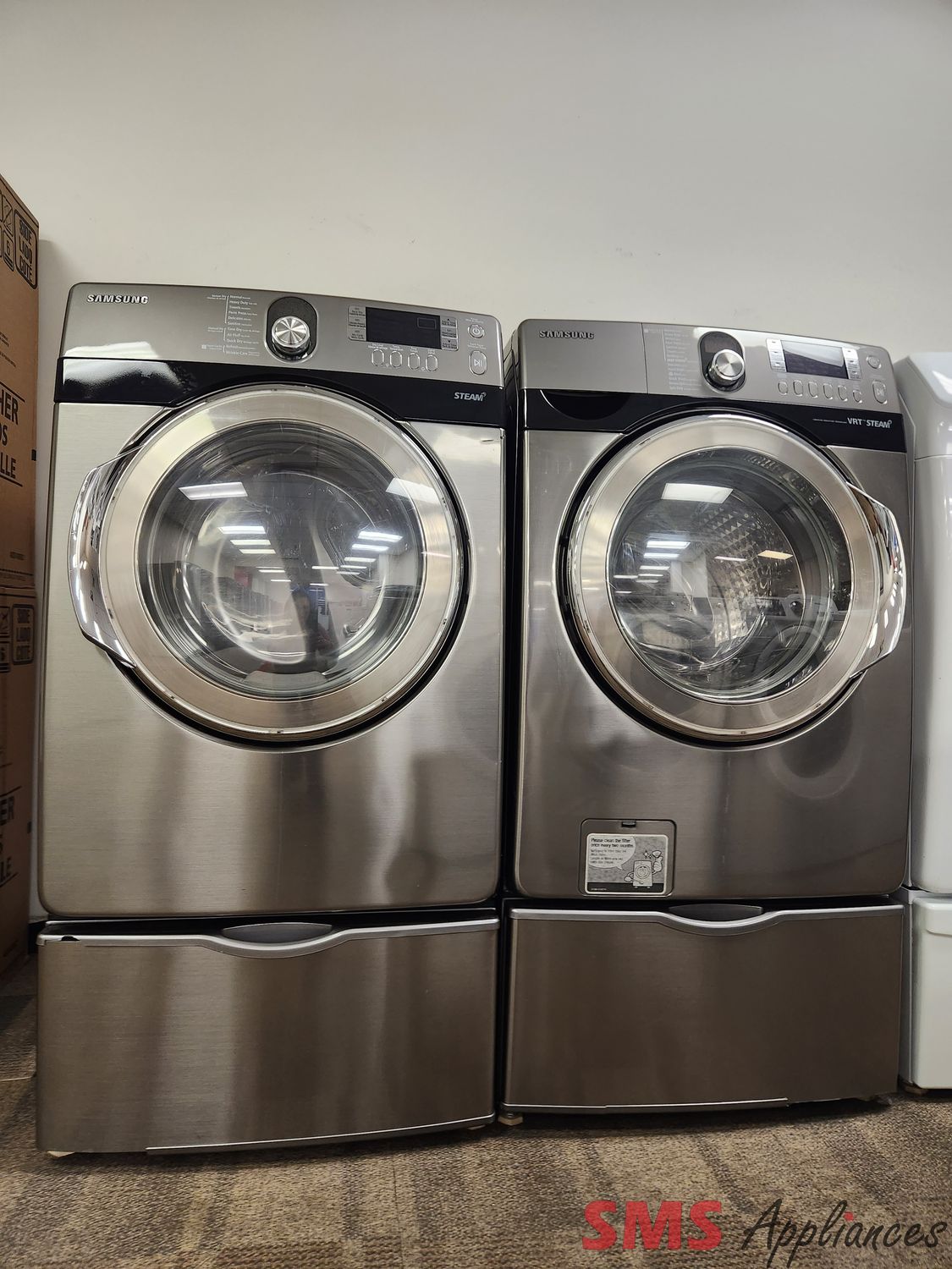 Samsung Washer & Dryer Set WF448AAP/XAC/DV448AEP/XAC