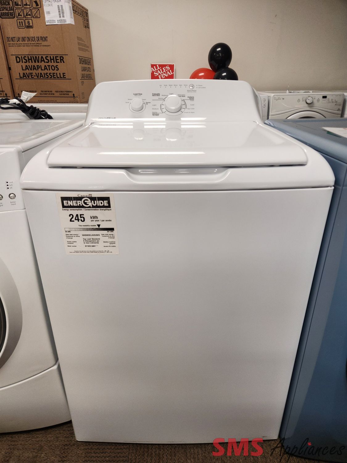Moffat Top Load Washer MTW201BMR0WW