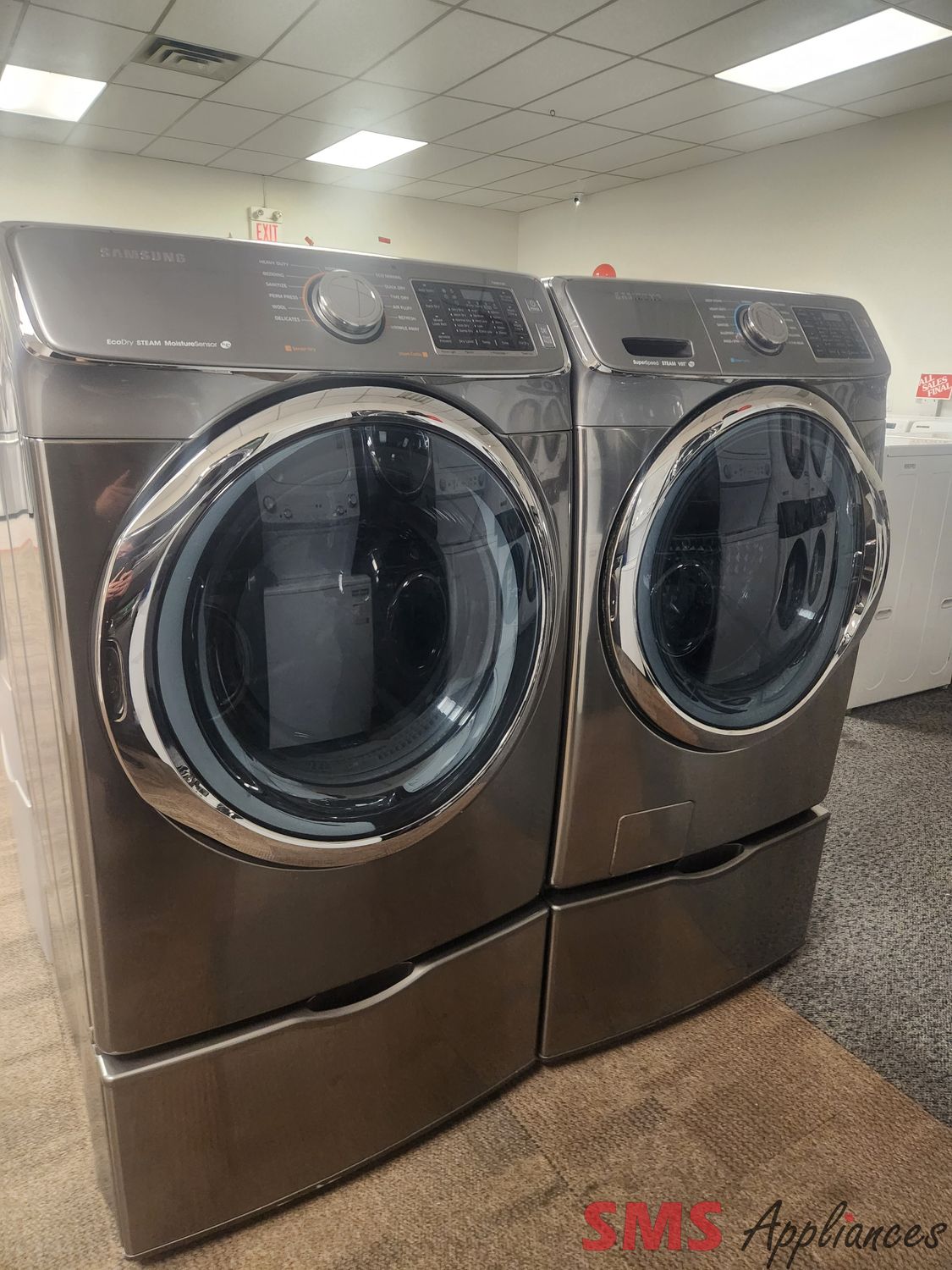 Samsung Washer & Dryer Set DV42H5600EP/AC/WF42H5600AP/A2