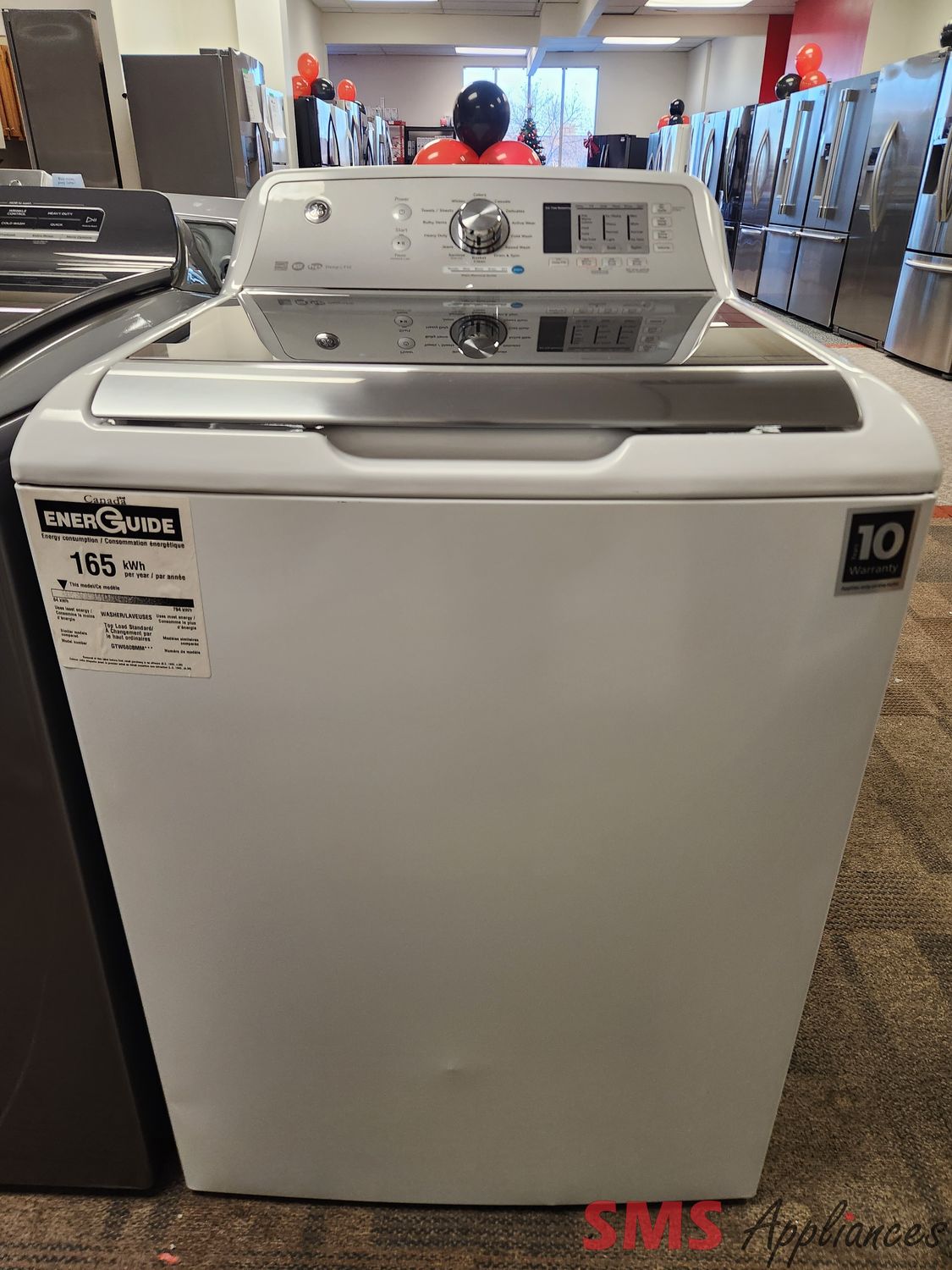 GE Top Load Washer GTW680BMM0WS