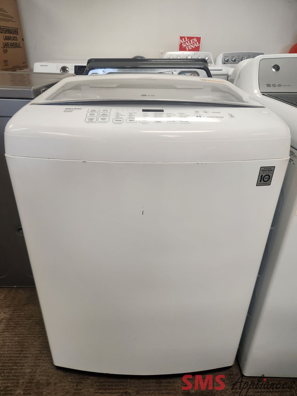 LG Top Load Washer WT1501CW