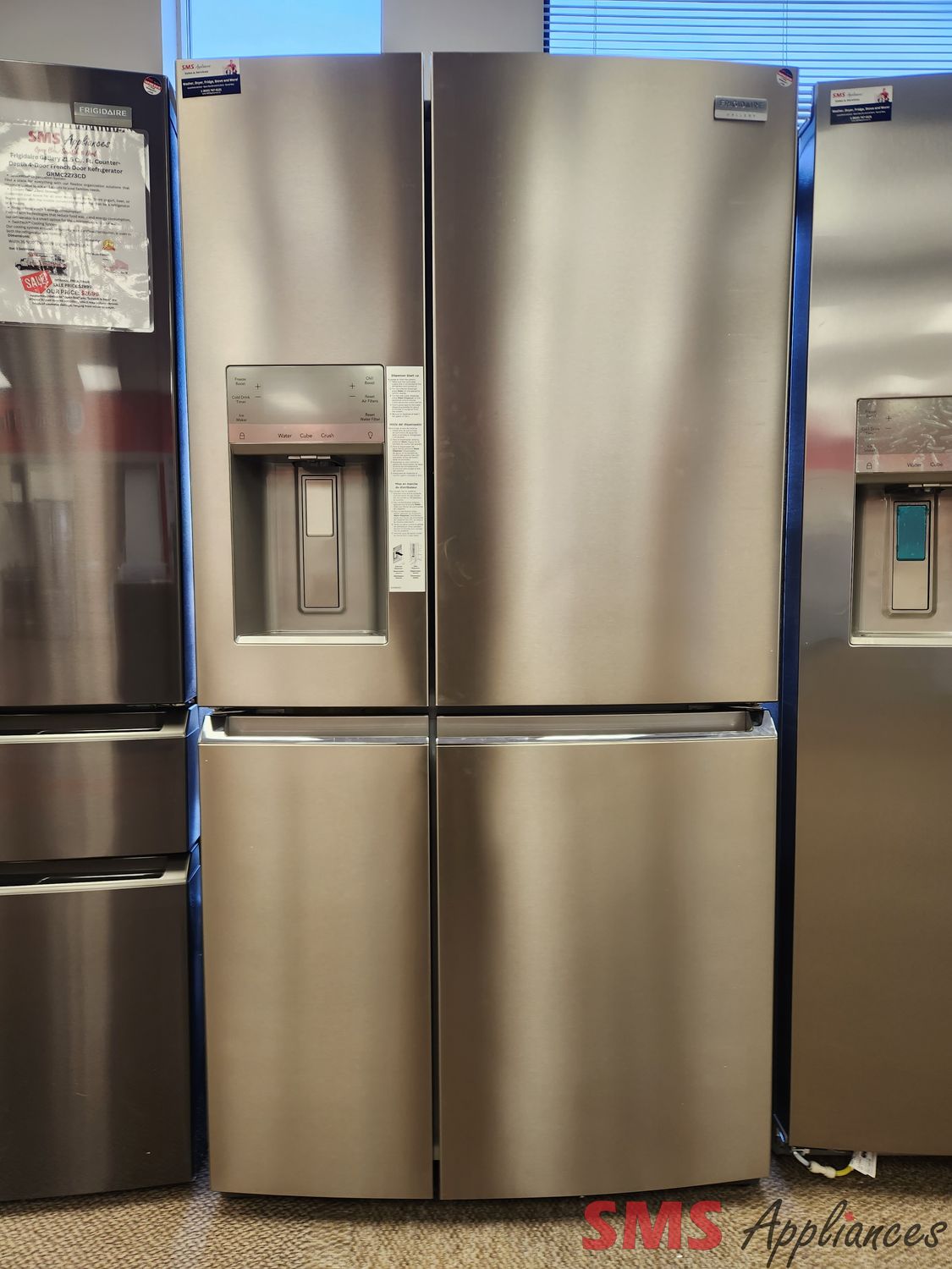 Open Box - Scratch & Dent Frigidaire Gallery 36" 4-doors Fridge GRQC2255BF