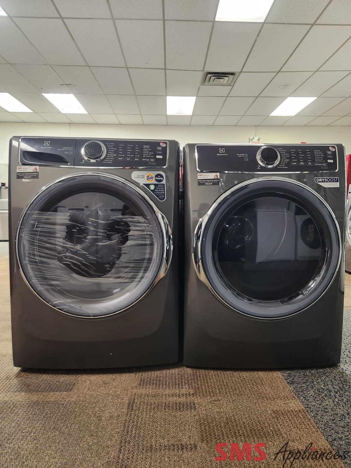 Open Box - Scratch & Dent Electrolux Washer & Dryer Set ELFW7637AT/ELFE763CAT