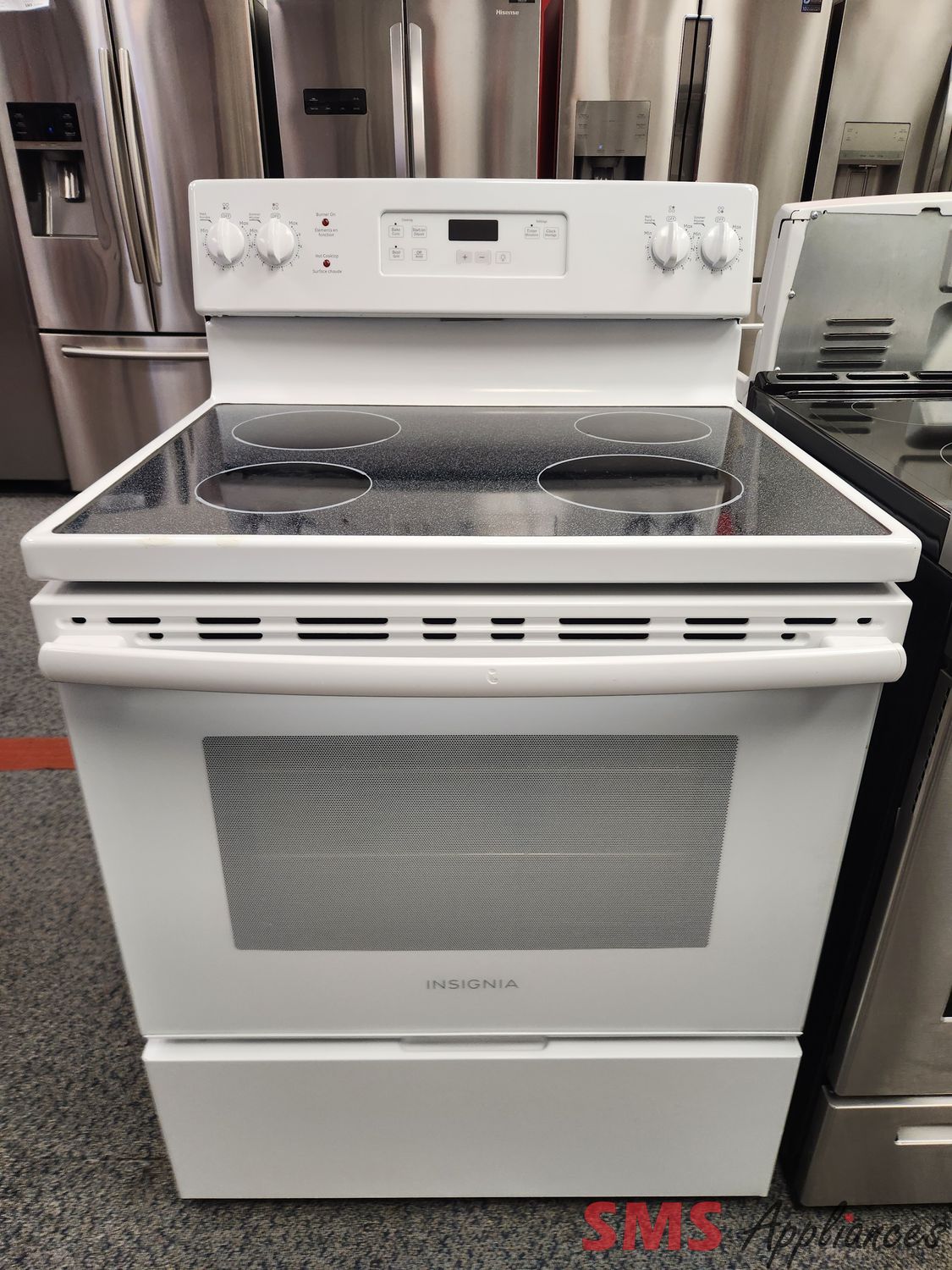Insignia Glass Top Stove NS-RNE4BMWH9-C