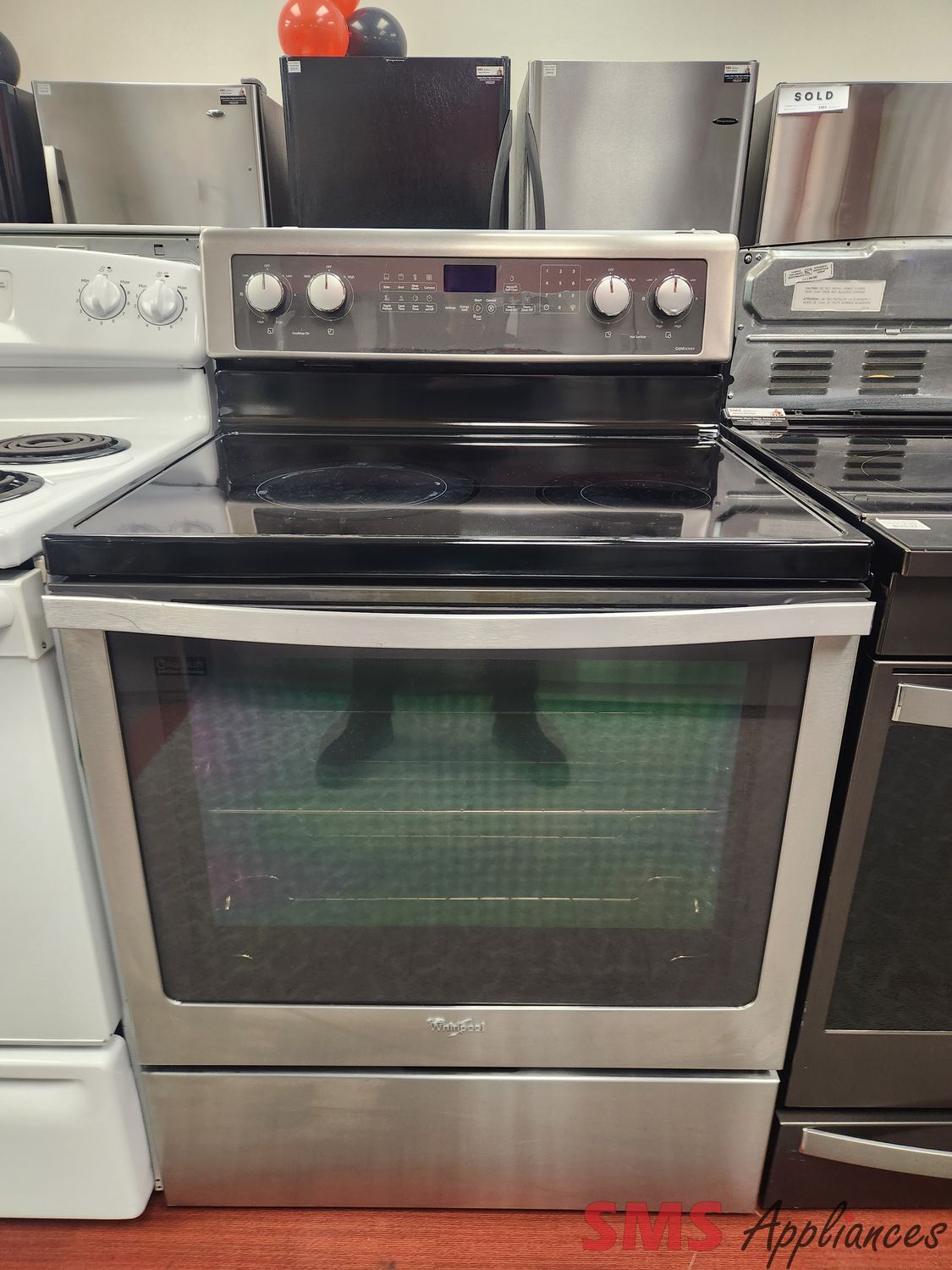 Whirlpool Glass Top Stove YWFE710H0BS1