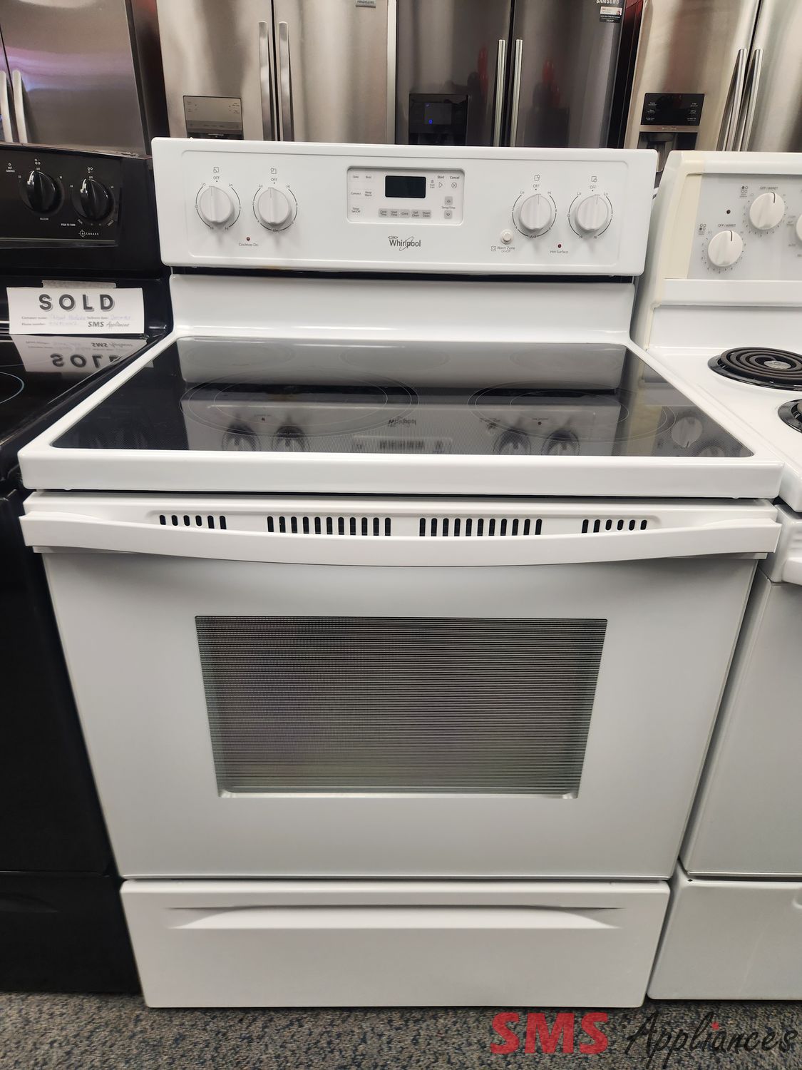 Whirlpool Glass Top Stove YWFE530C0EW0