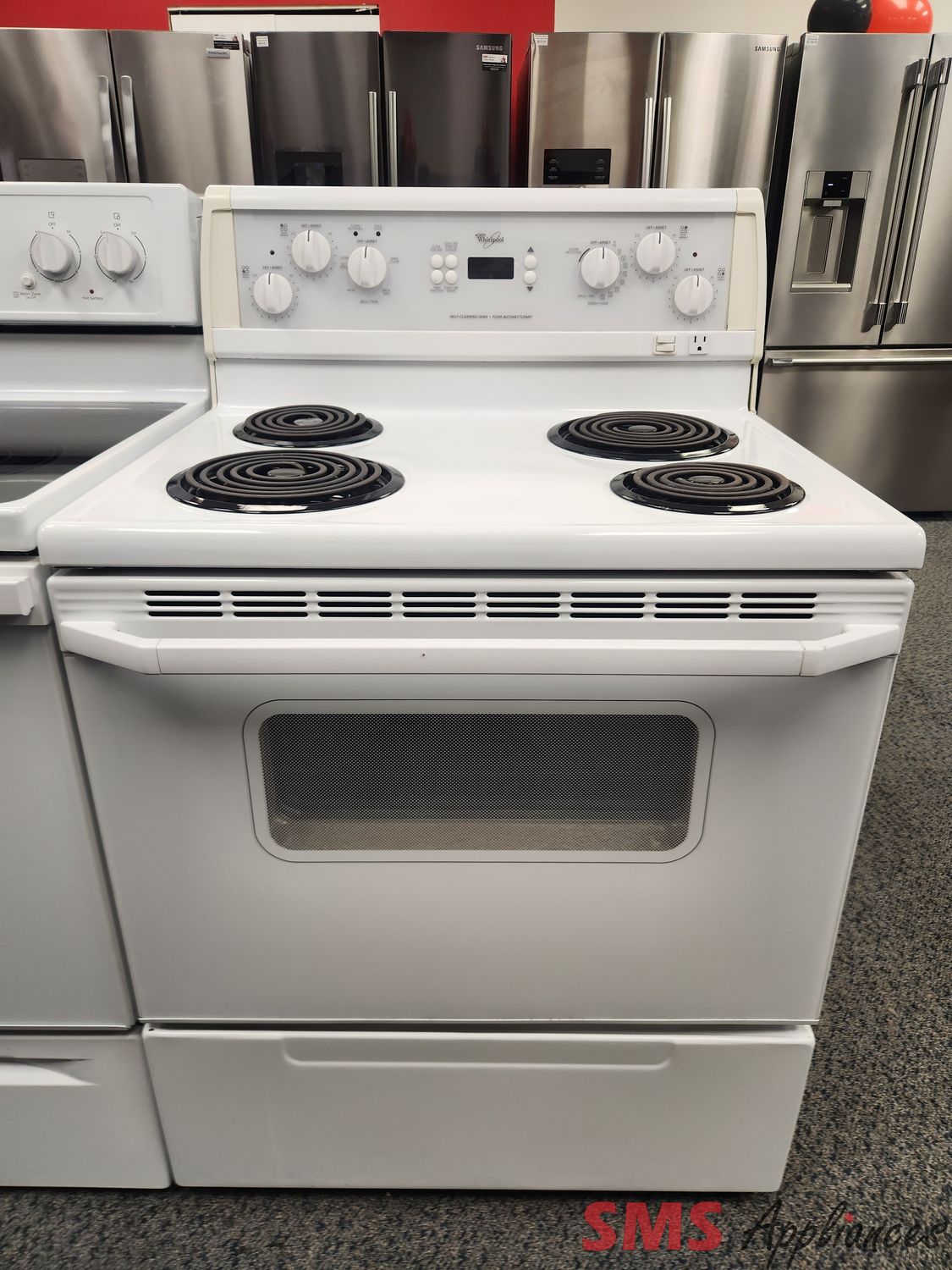 Whirlpool Coil Top Stove WEP32801