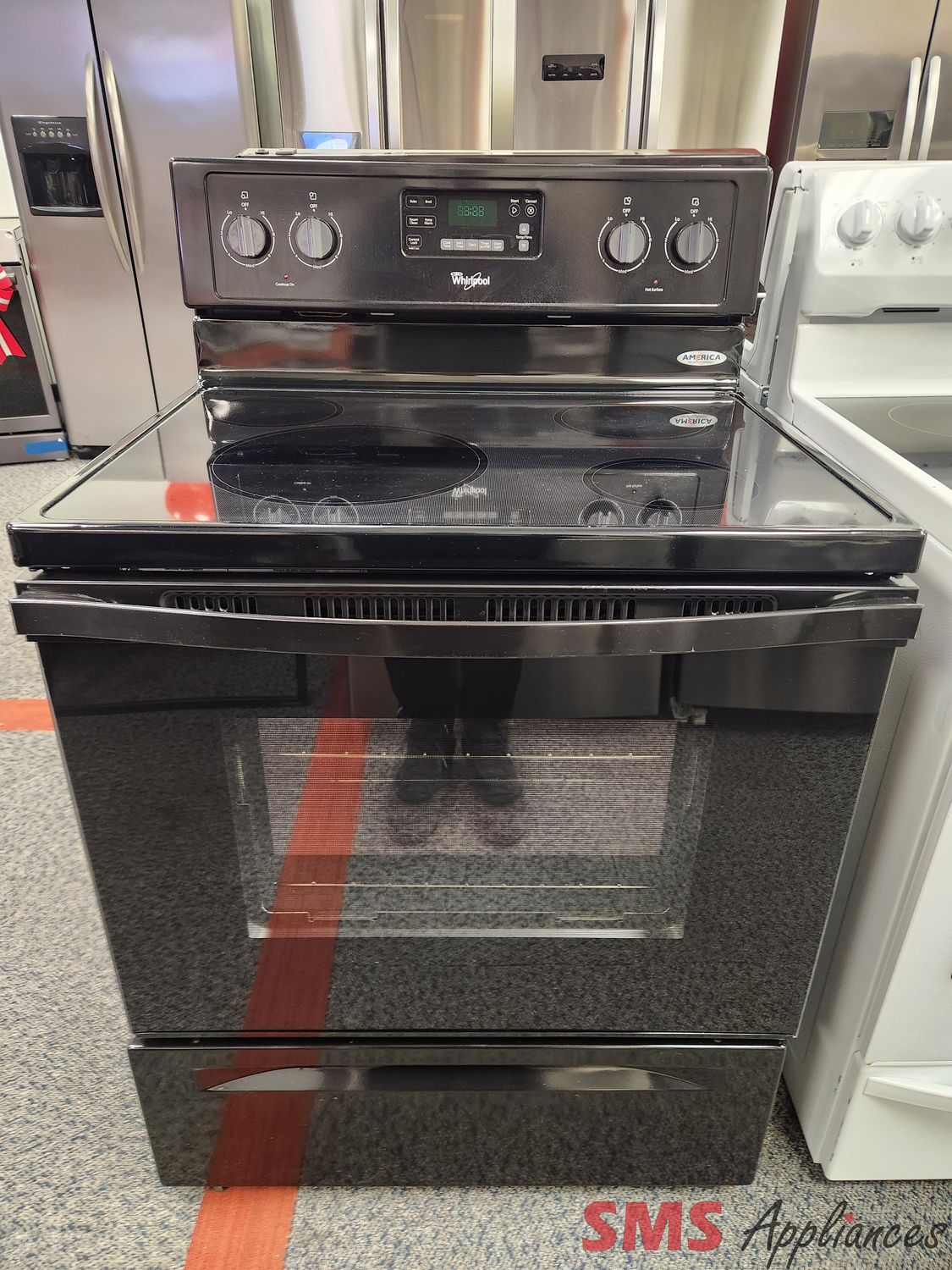 Whirlpool Glass Top Stove YWFE330W0EB0