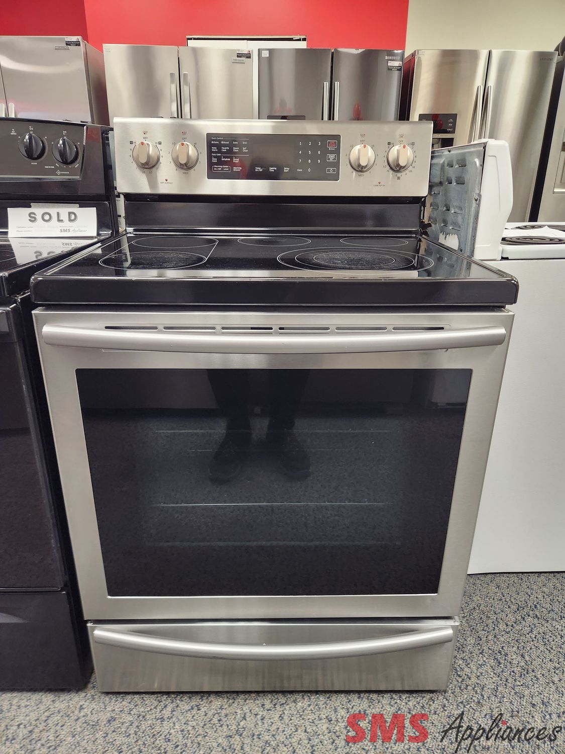 Samsung Glass Top Stove NE59J7651WS/AC