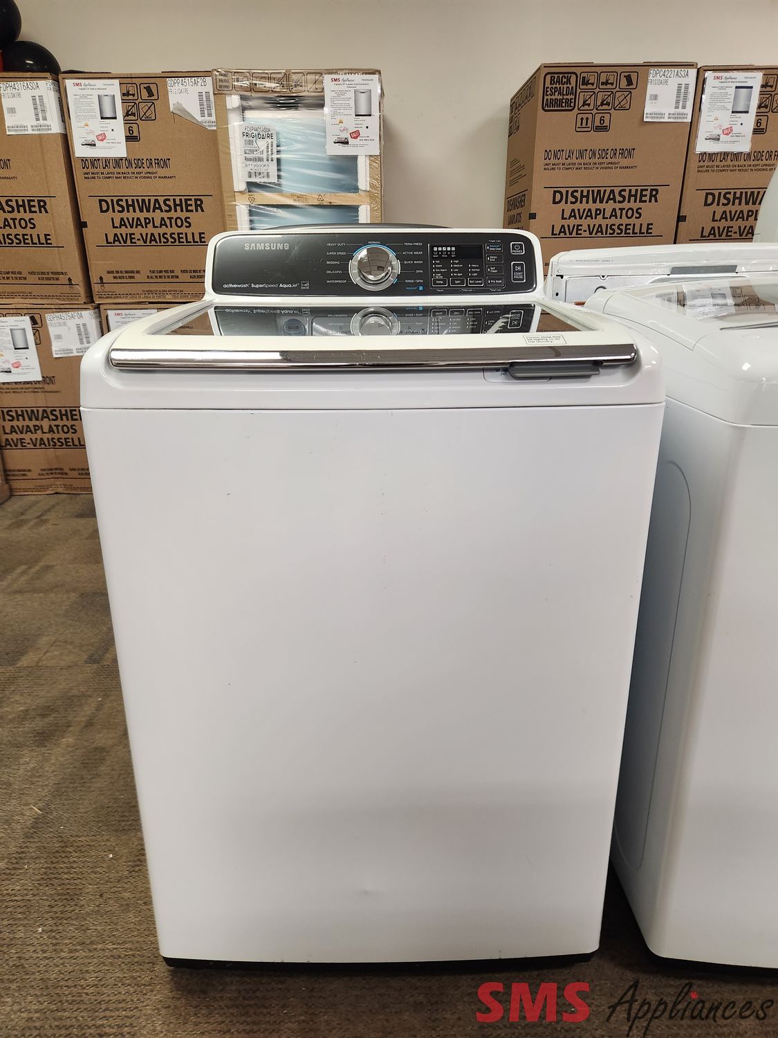 Samsung Top Load Washer WA48J7770AW/AS