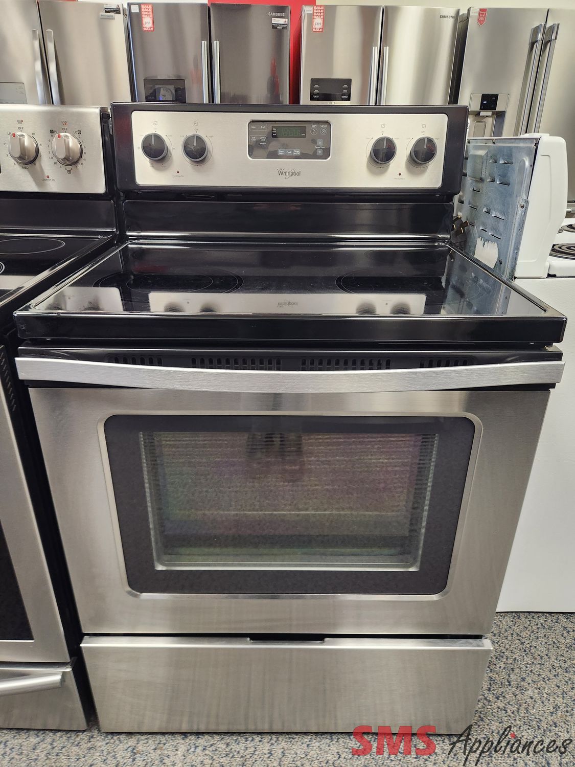 Whirlpool Glass Top Stove YWFE510S0AS0